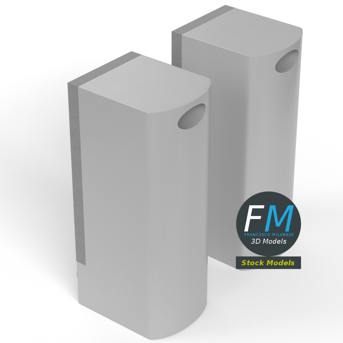 3D-Modell - PC-Lautsprecher - 02