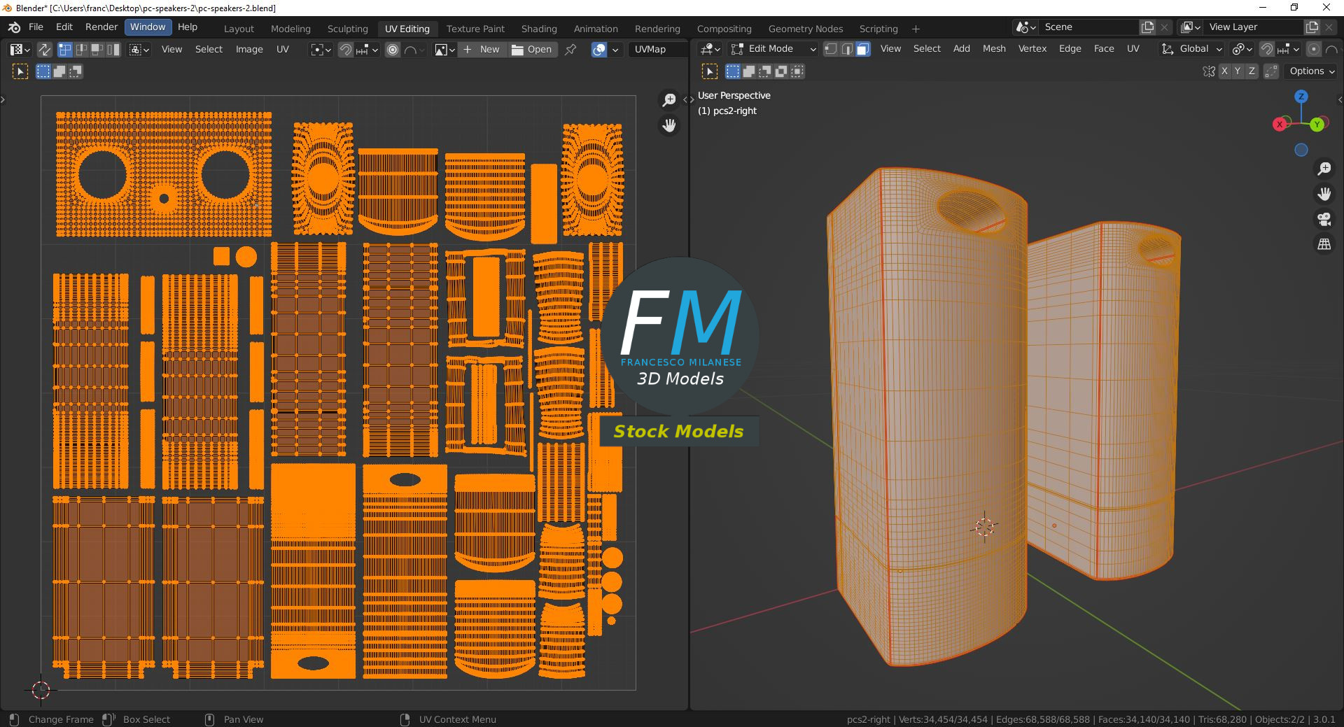 3D-Modell - PC-Lautsprecher - 10