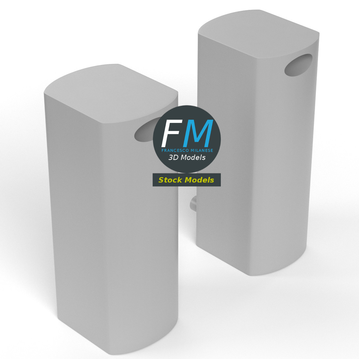 3D-Modell - PC-Lautsprecher - 02