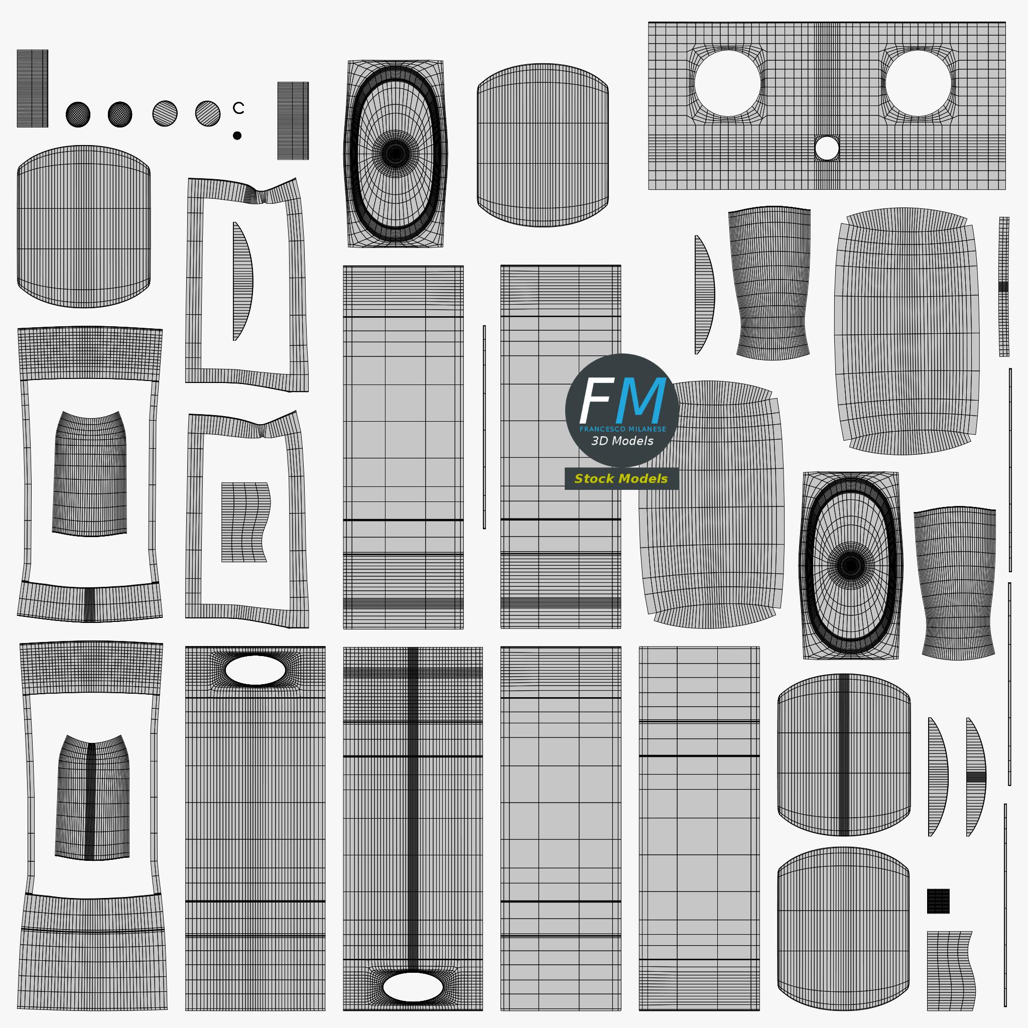 3D-Modell - PC-Lautsprecher - 11 3D-Modell - PC-Lautsprecher - 11