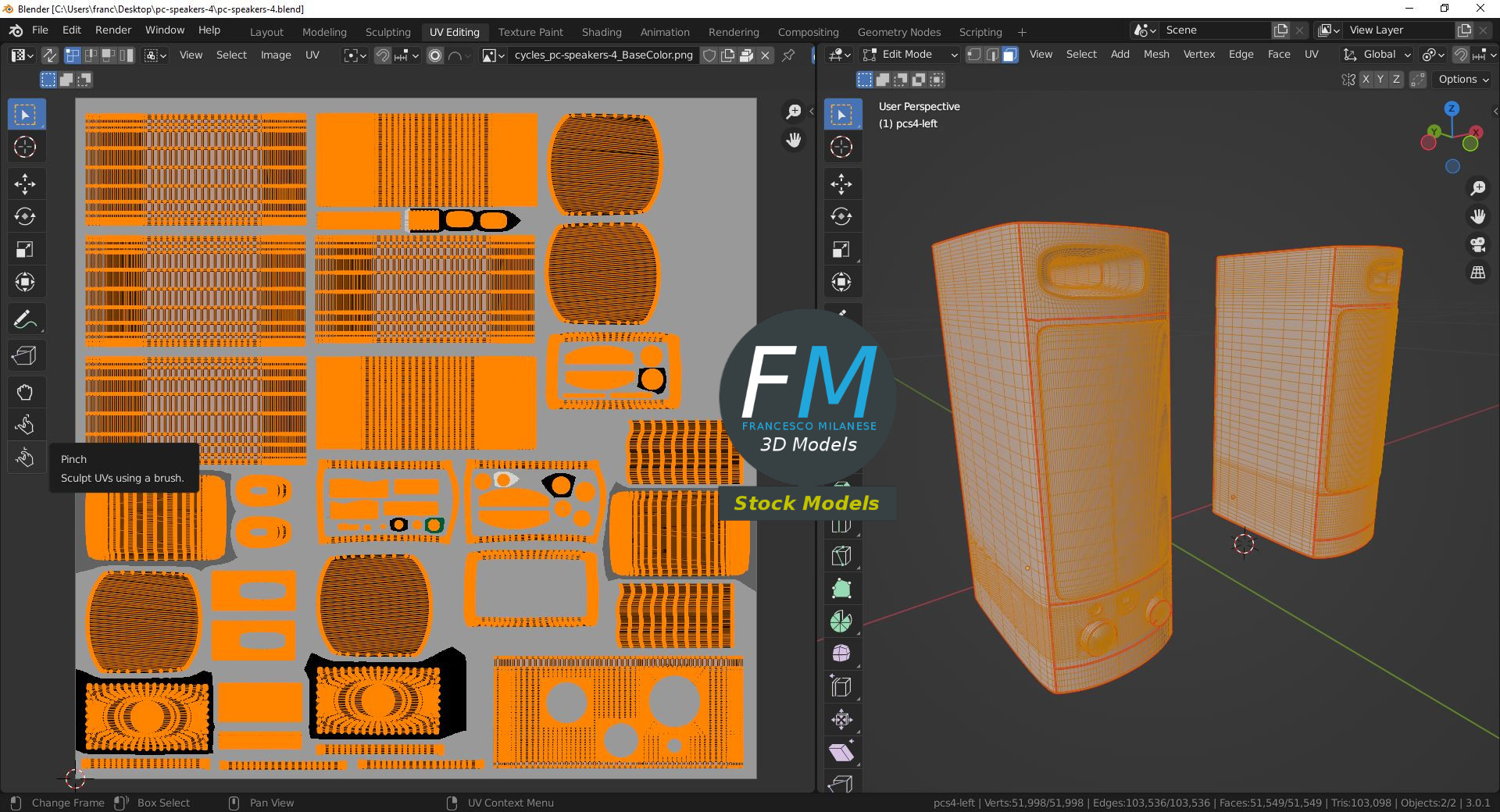 3D-Modell - PC-Lautsprecher - 10