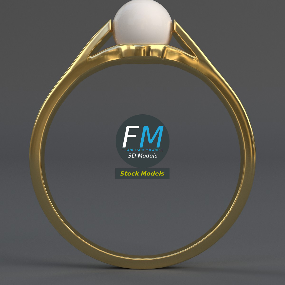 3D-Modell - Perlenring - 03