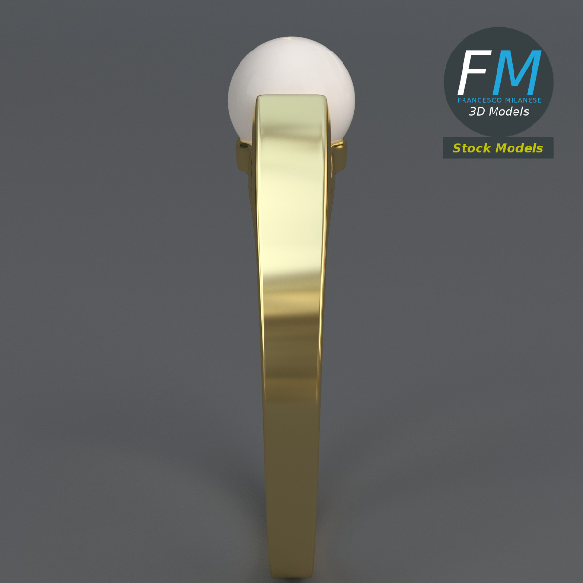 3D-Modell - Perlenring - 04