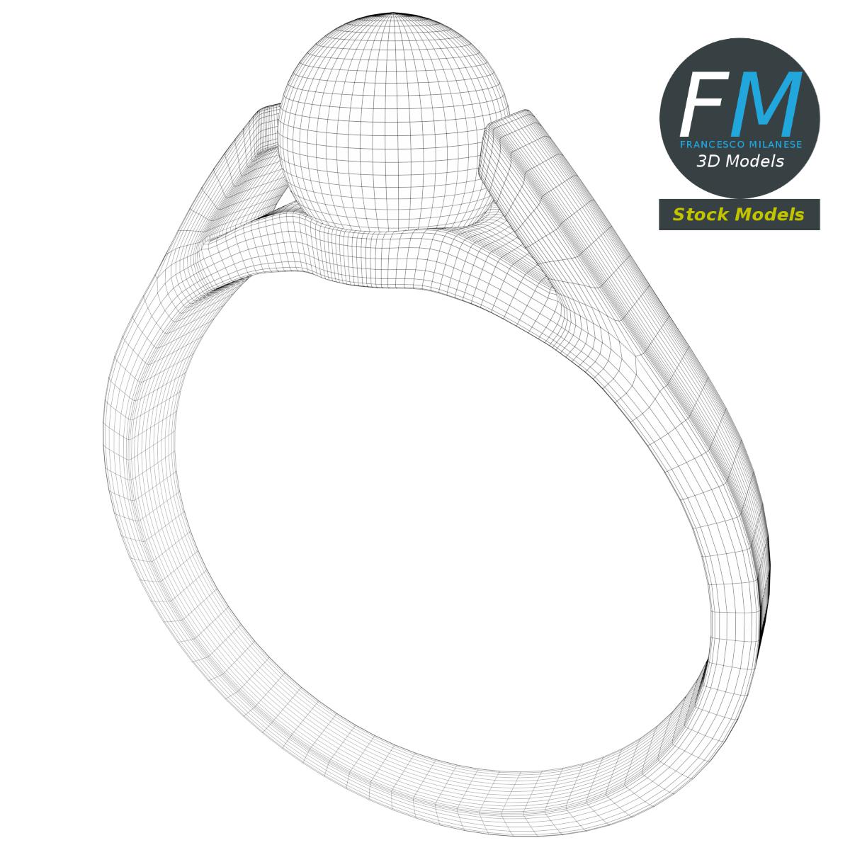 3D-Modell - Perlenring - 07
