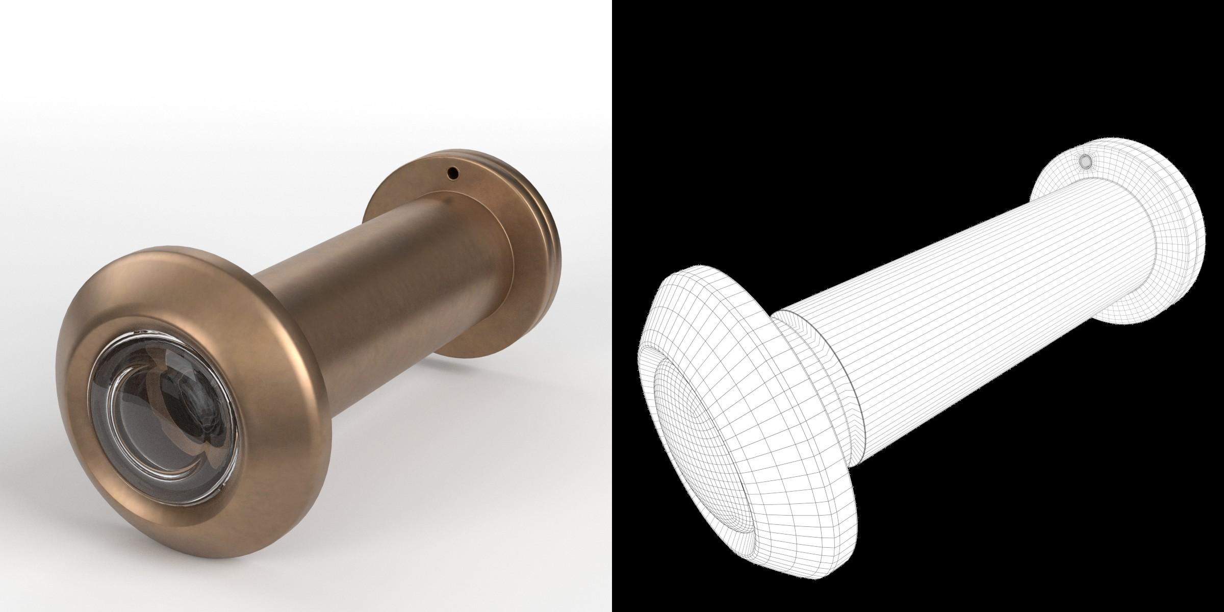 3D-Modell - Türspion