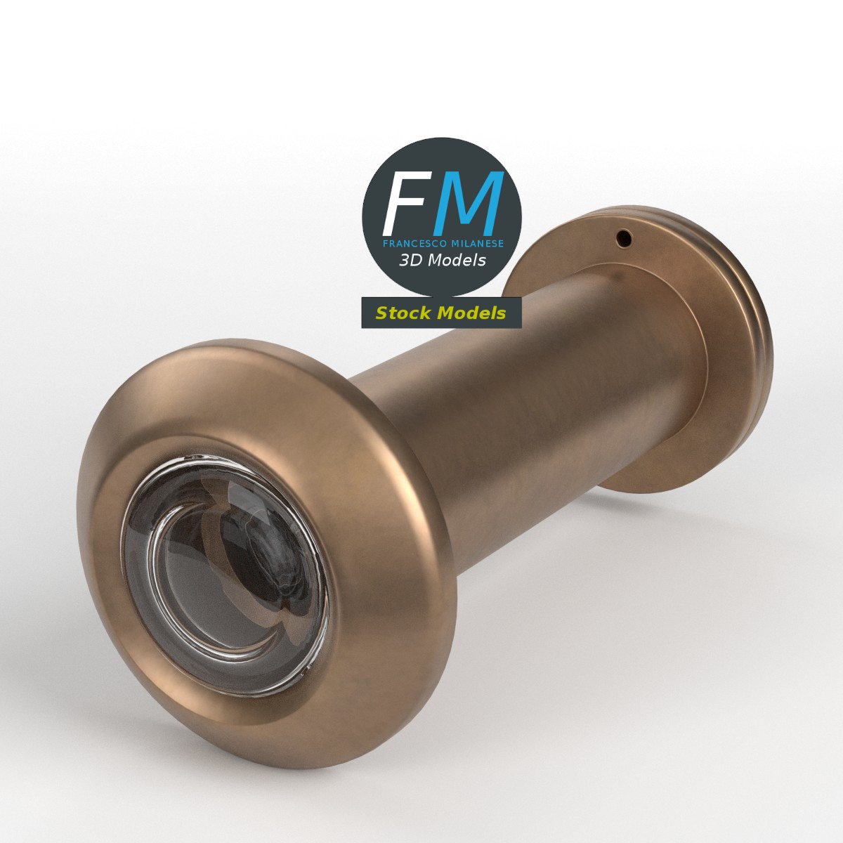 3D-Modell - Türspion - 01