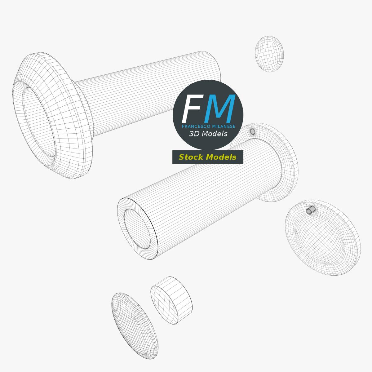 3D-Modell - Türspion - 08