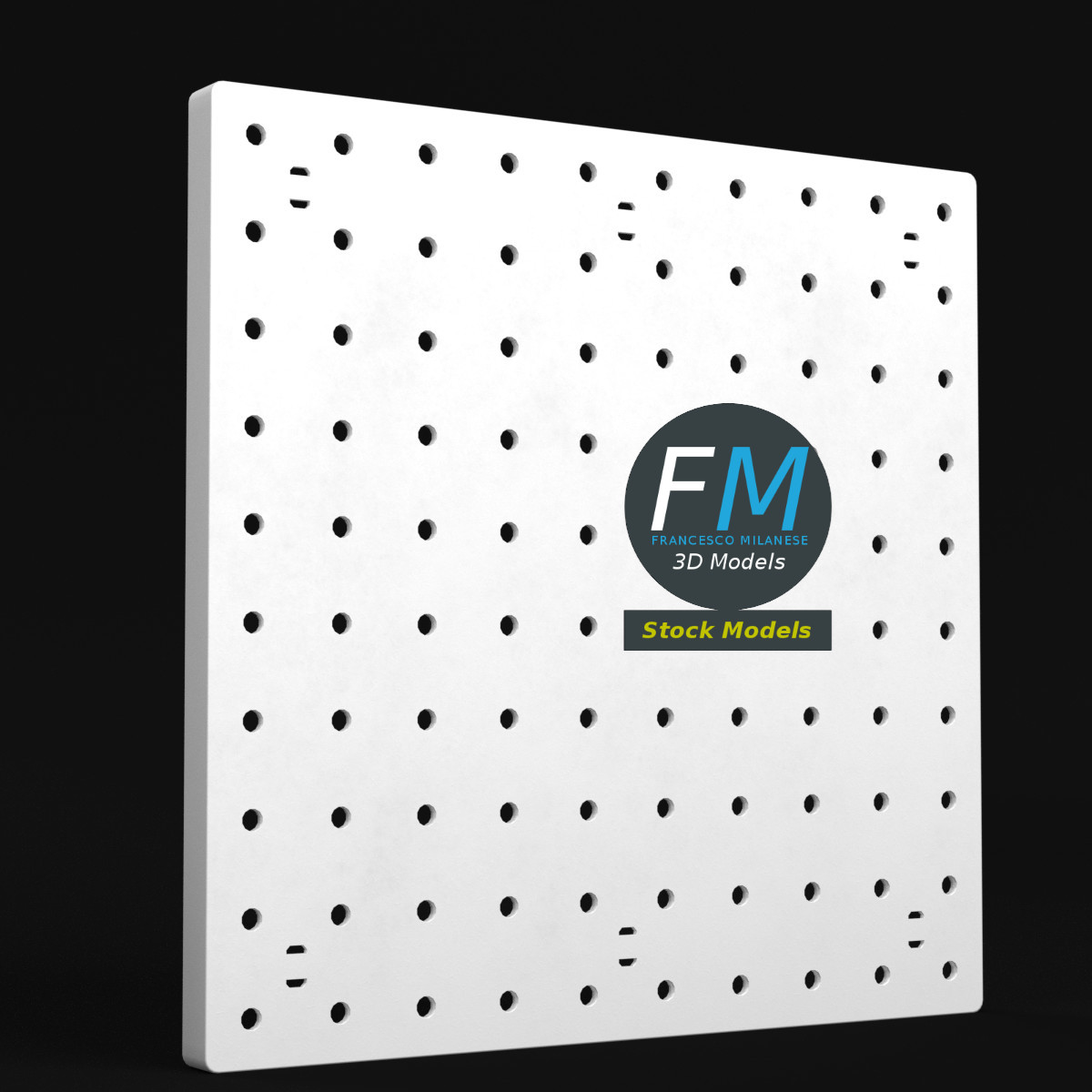 3D-Modell - Lochwand - 01