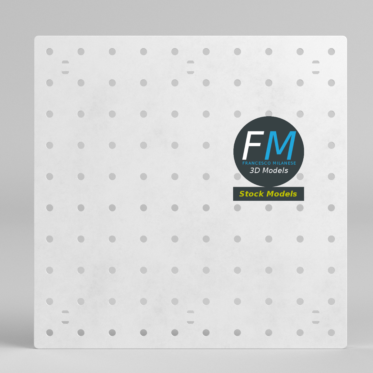 3D-Modell - Lochwand - 03