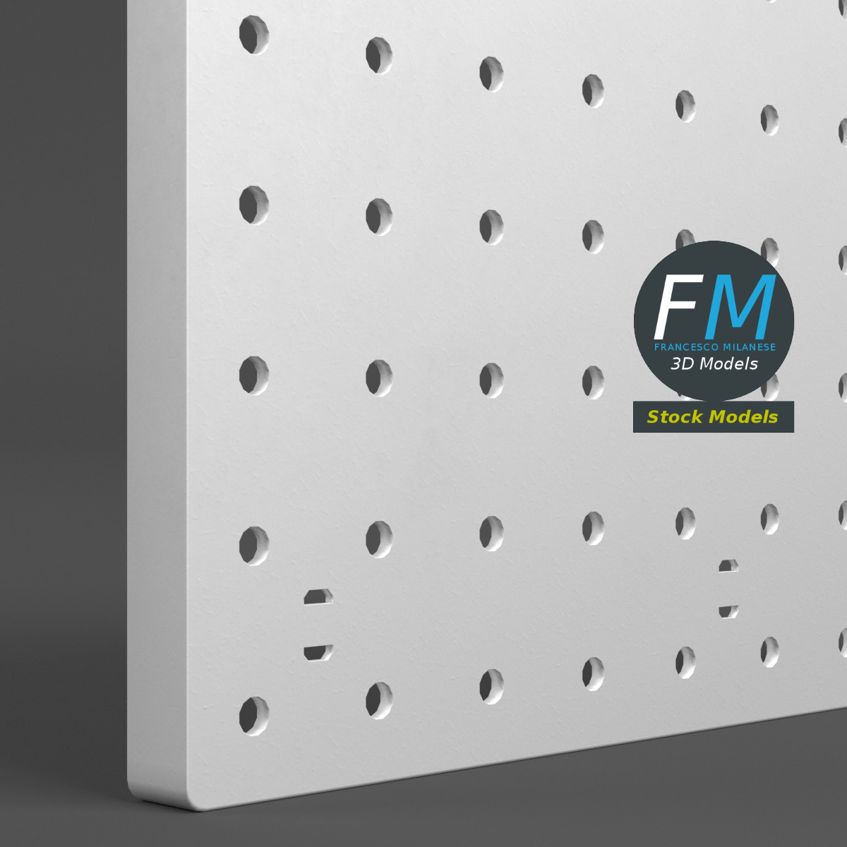 3D-Modell - Lochwand - 04