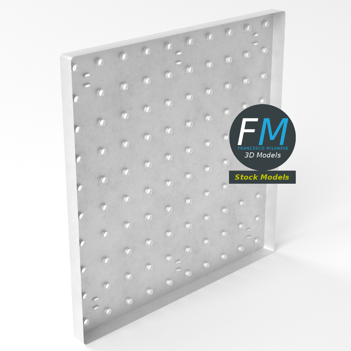 3D-Modell - Lochwand - 05