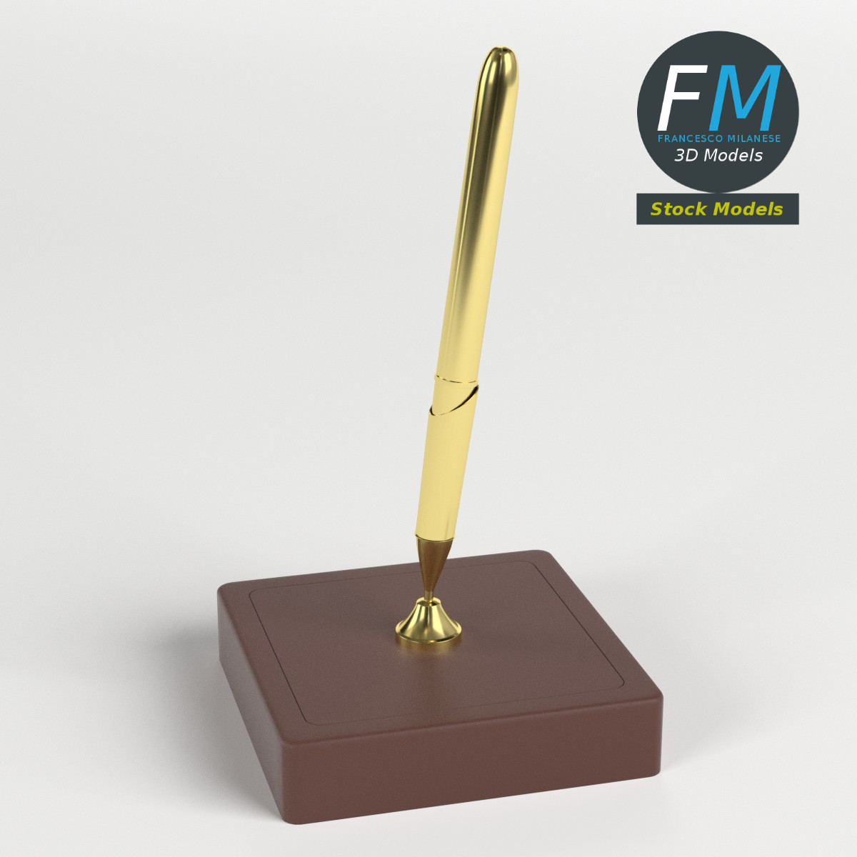 3D-Modell - Schreibtisch-Stifthalter - 01