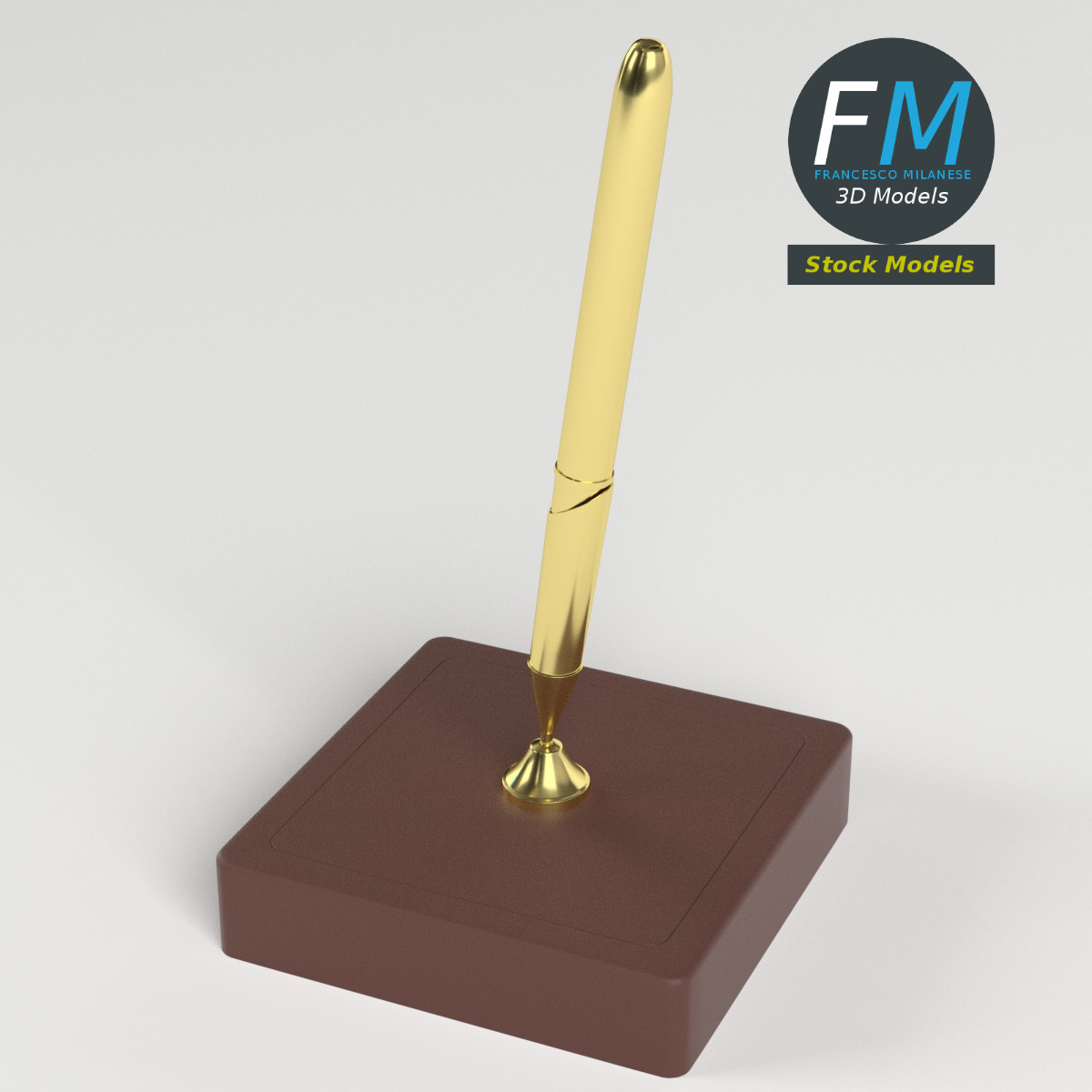 3D-Modell - Schreibtisch-Stifthalter - 02