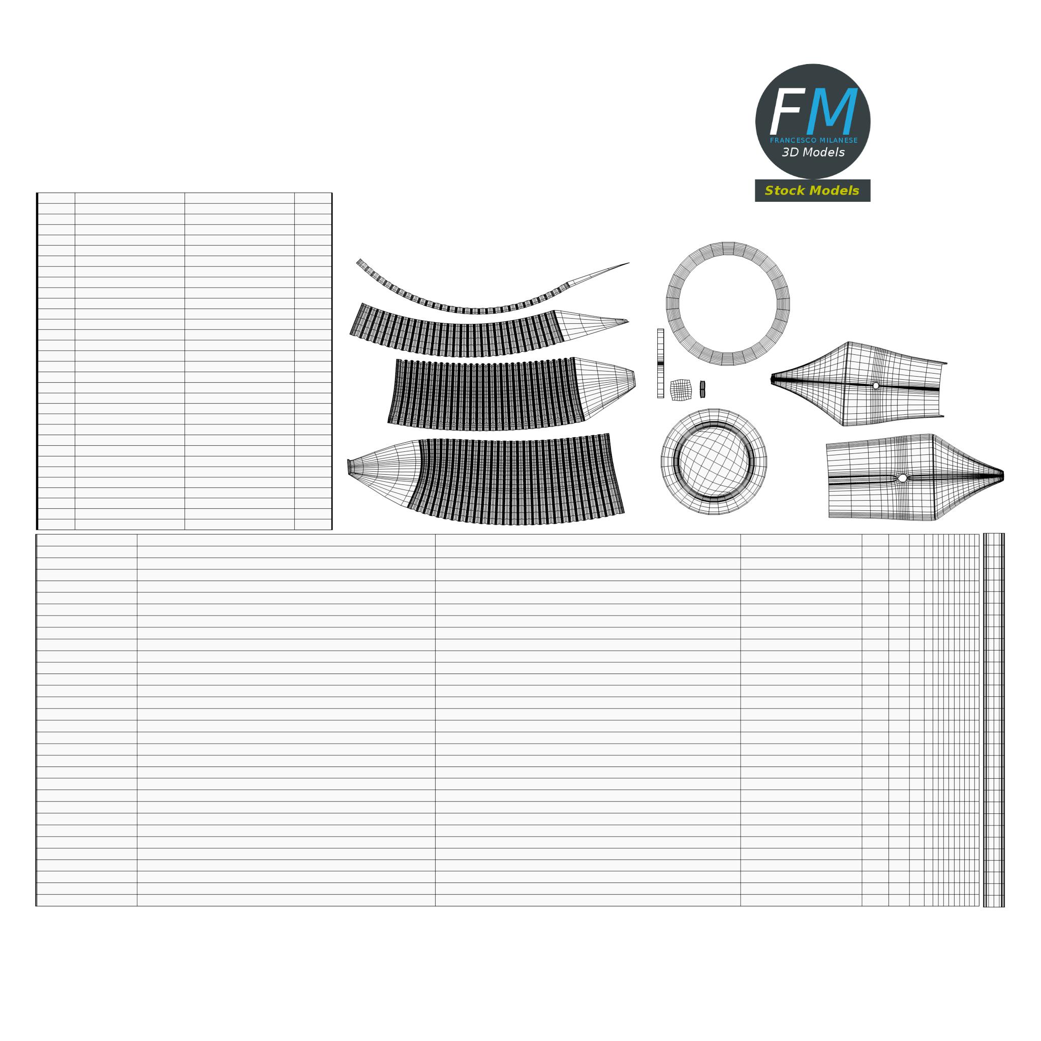 3D-Modell - Schreibtisch-Stifthalter - 11