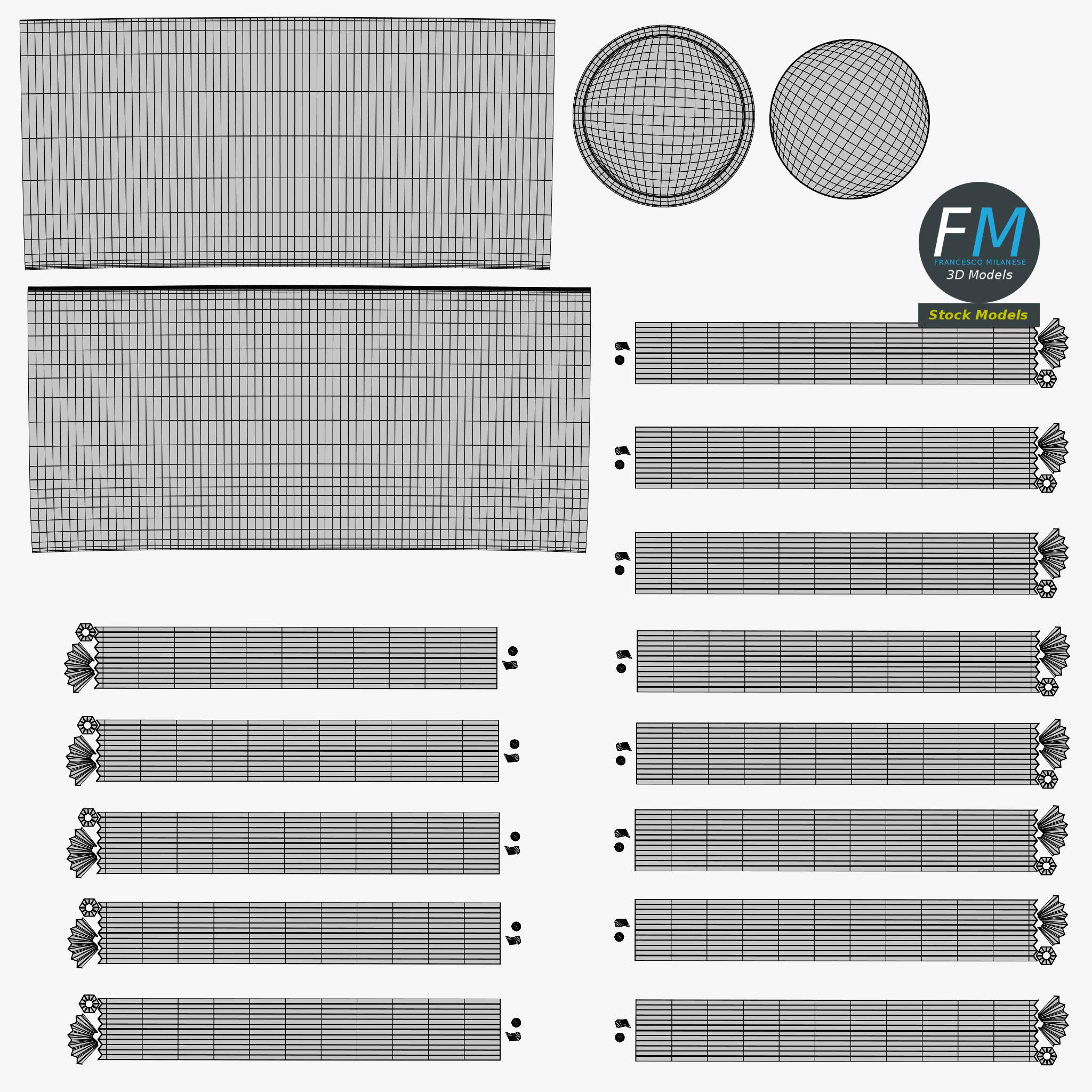3D-Modell - Stiftebecher mit Buntstiften - 11 3D-Modell - Stiftebecher mit Buntstiften - 11