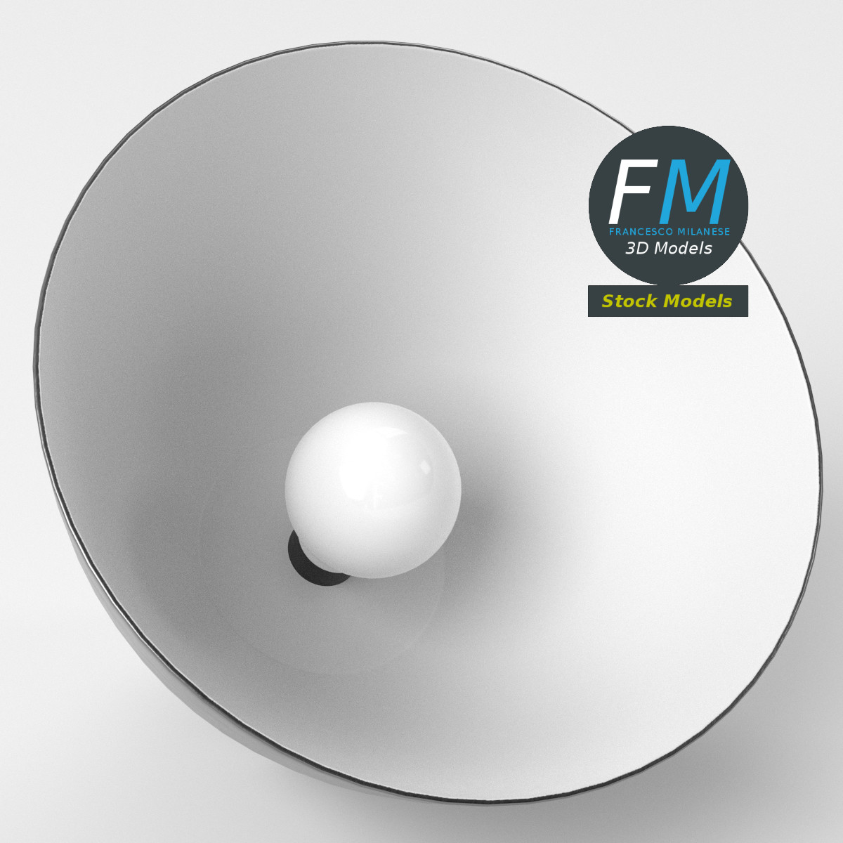3D-Modell - Metall-Pendelleuchte - 05