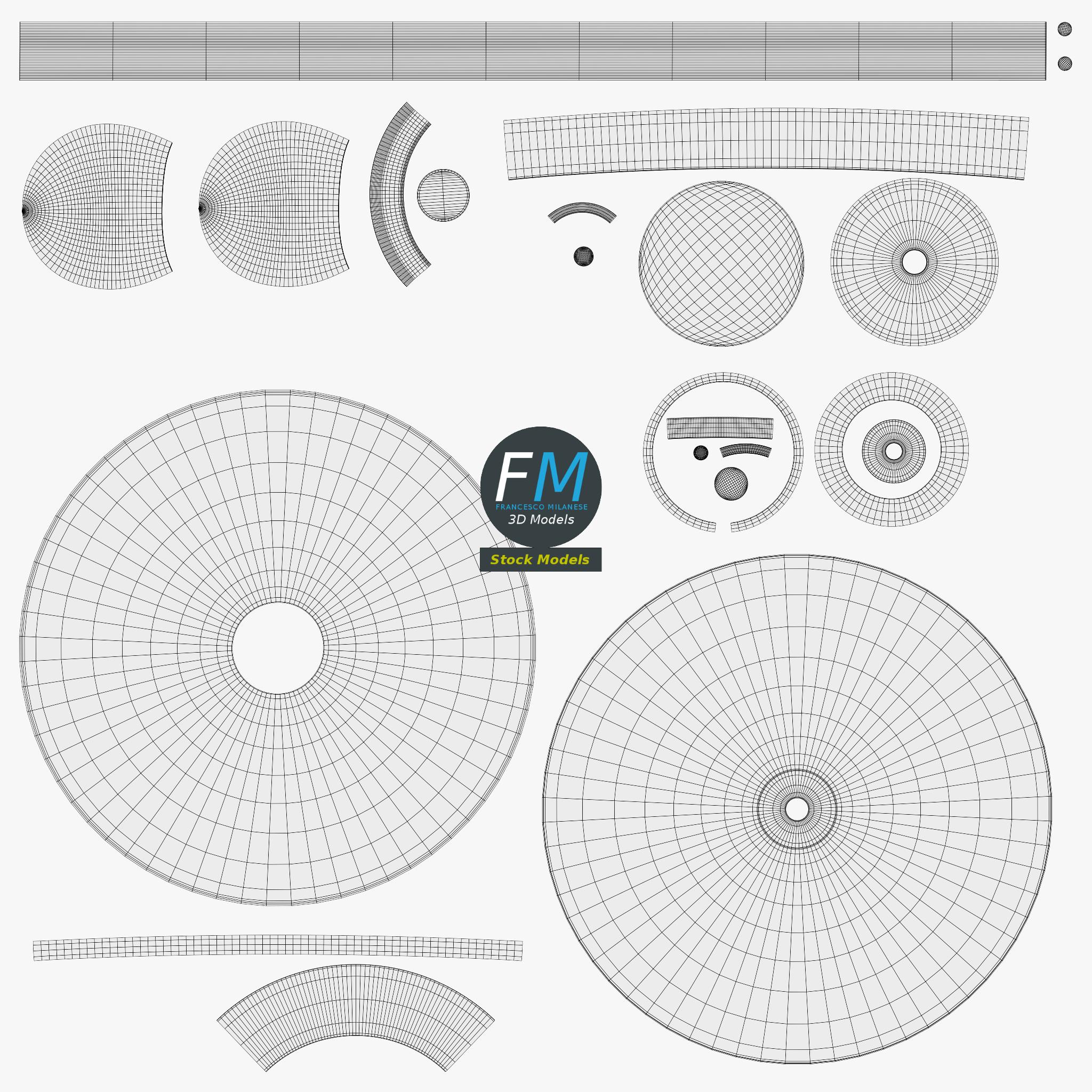 3D-Modell - Metall-Pendelleuchte - 11 3D-Modell - Metall-Pendelleuchte - 11