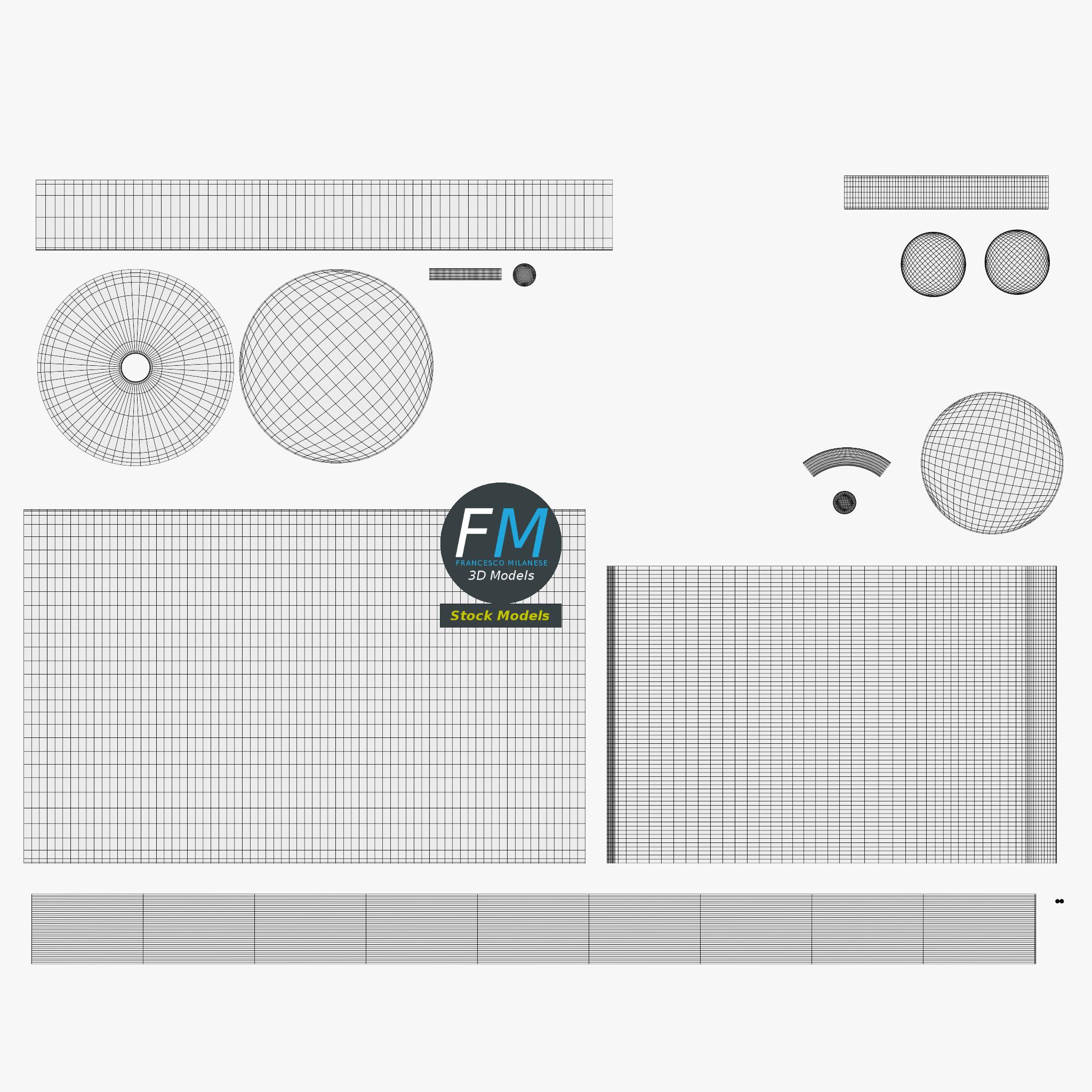 3D-Modell - Schwarze Pendelleuchte - 12 3D-Modell - Schwarze Pendelleuchte - 12