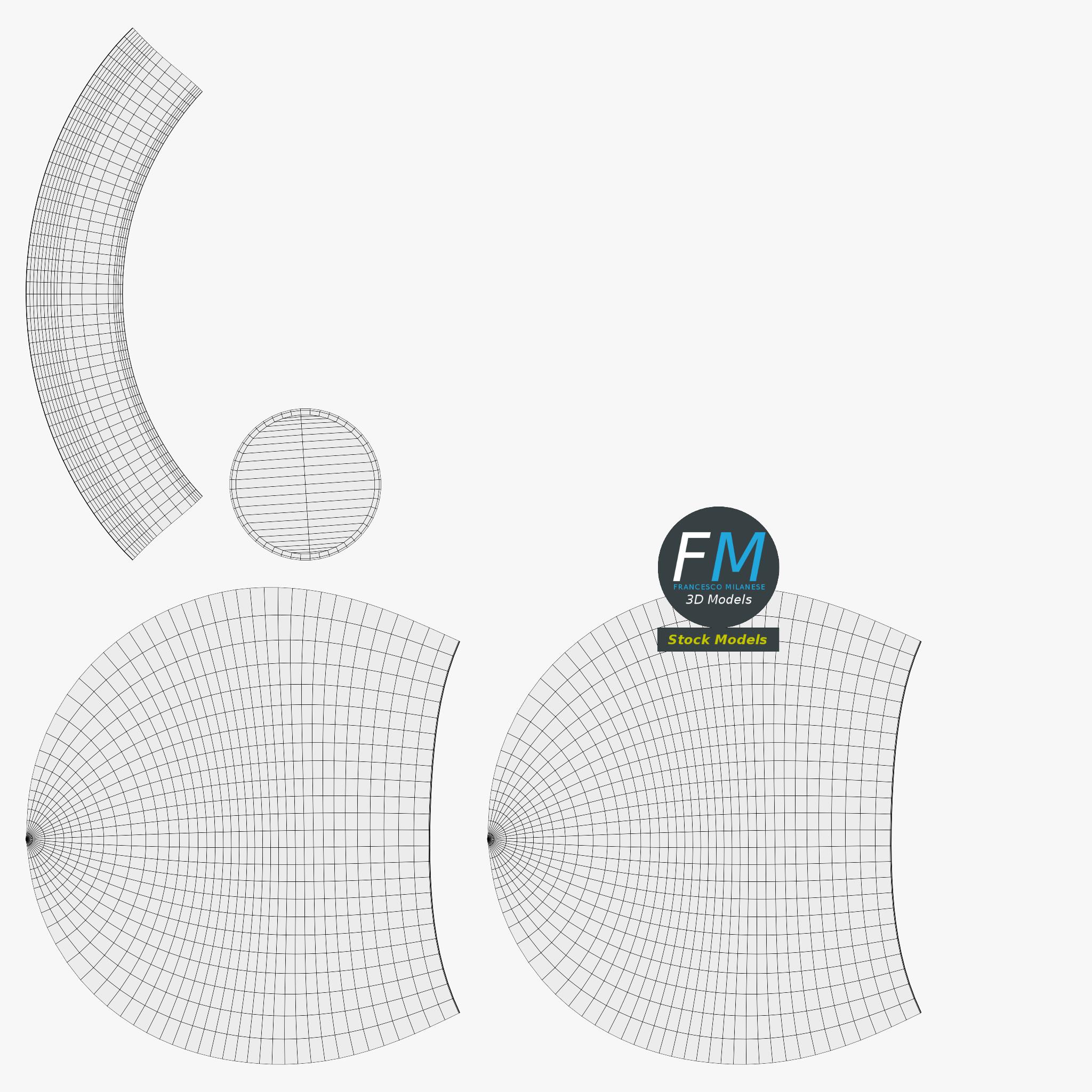 3D-Modell - Schwarze Kuppel-Pendelleuchte - 11