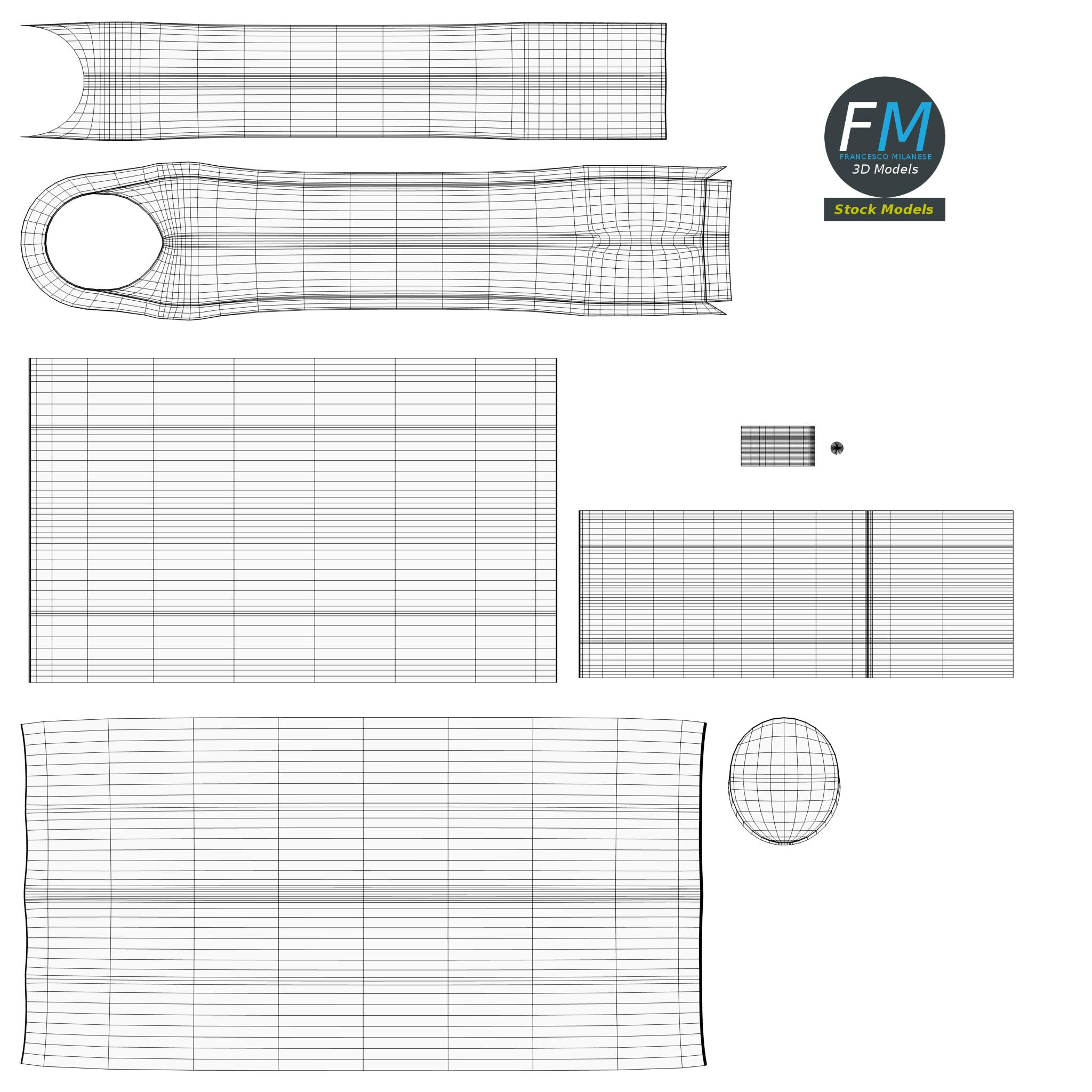 3D-Modell - Kugelschreiber-Set - 11