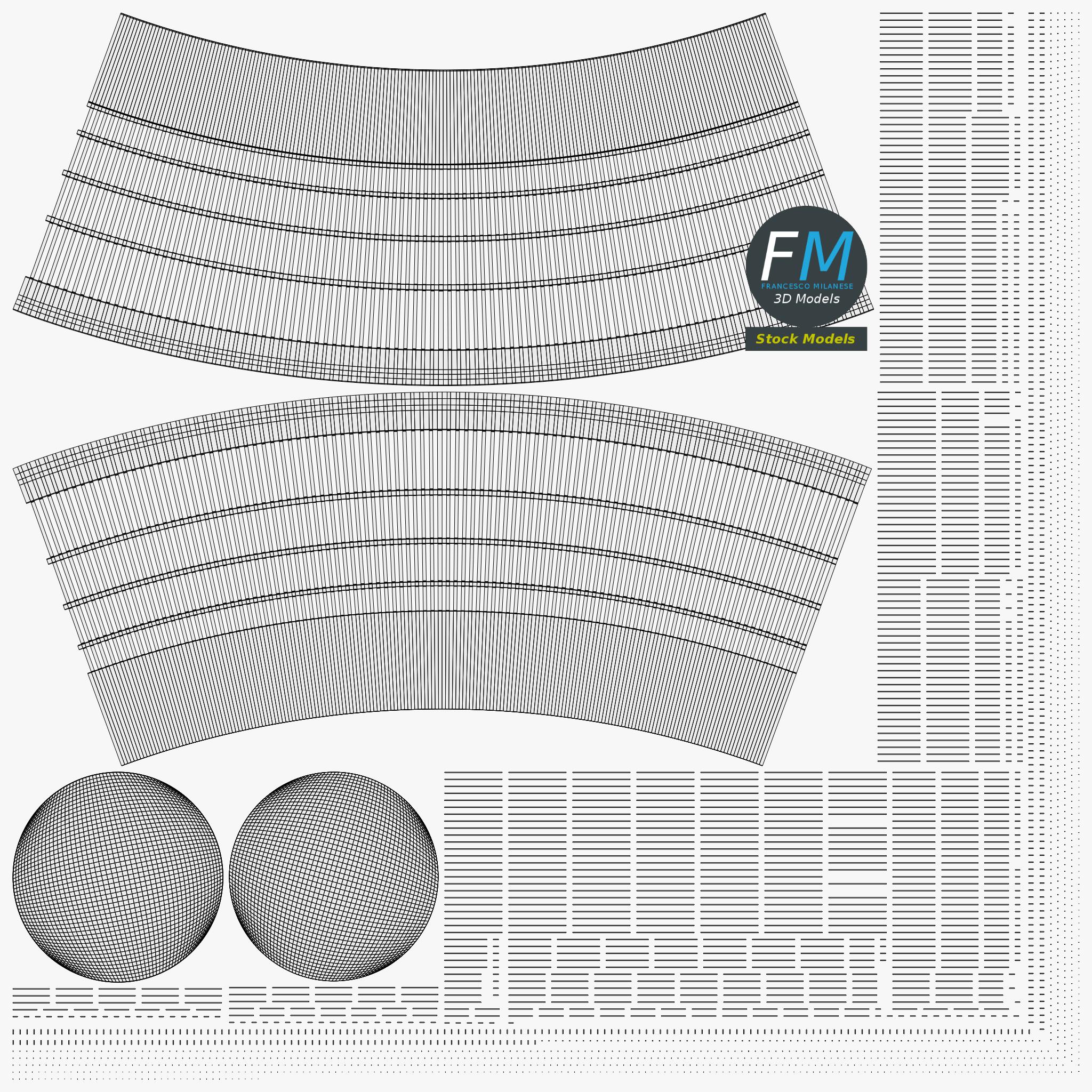 3D-Modell - Perforierter Kunststoff-Papierkorb - 11 3D-Modell - Perforierter Kunststoff-Papierkorb - 11