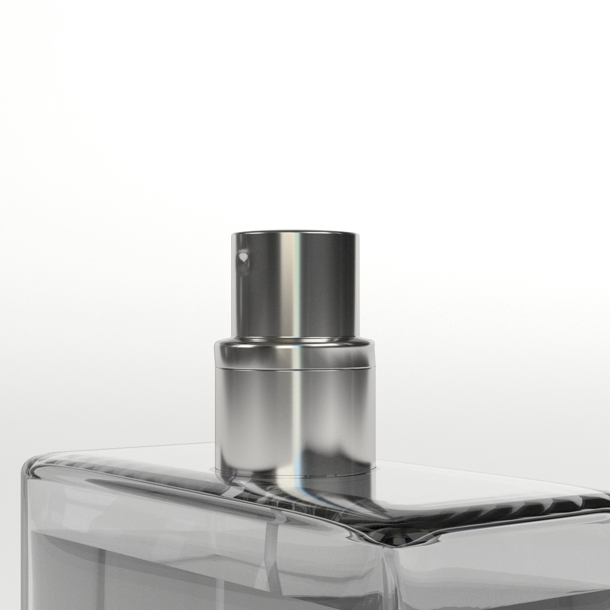 3D-Modell - Parfümflasche mit Zerstäuber - 04