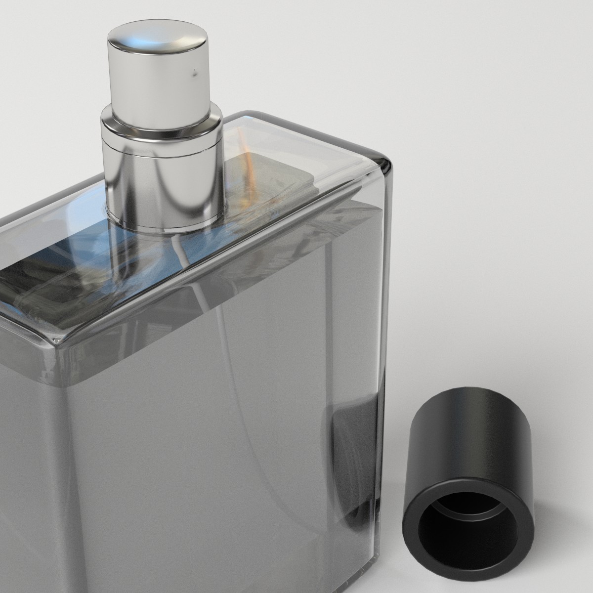 3D-Modell - Parfümflasche mit Zerstäuber - 05