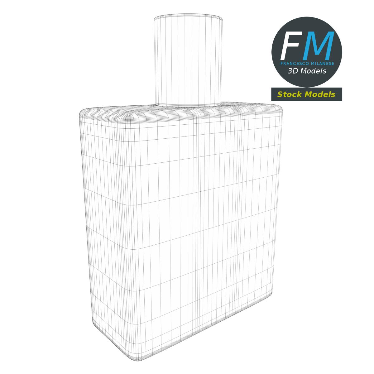 3D-Modell - Parfümflasche mit Zerstäuber - 07