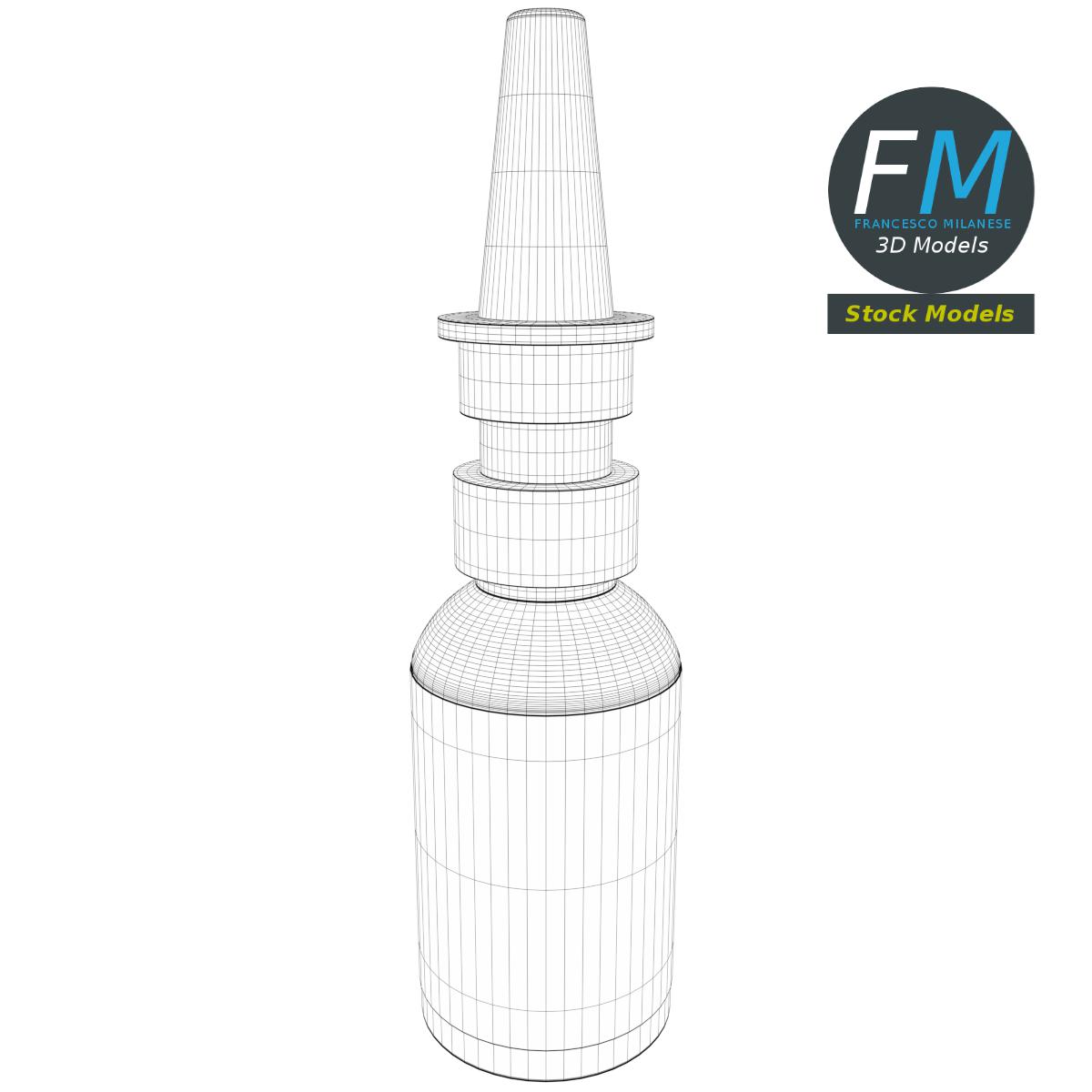 3D-Modell - Pharmazeutische Sprühflasche - 07