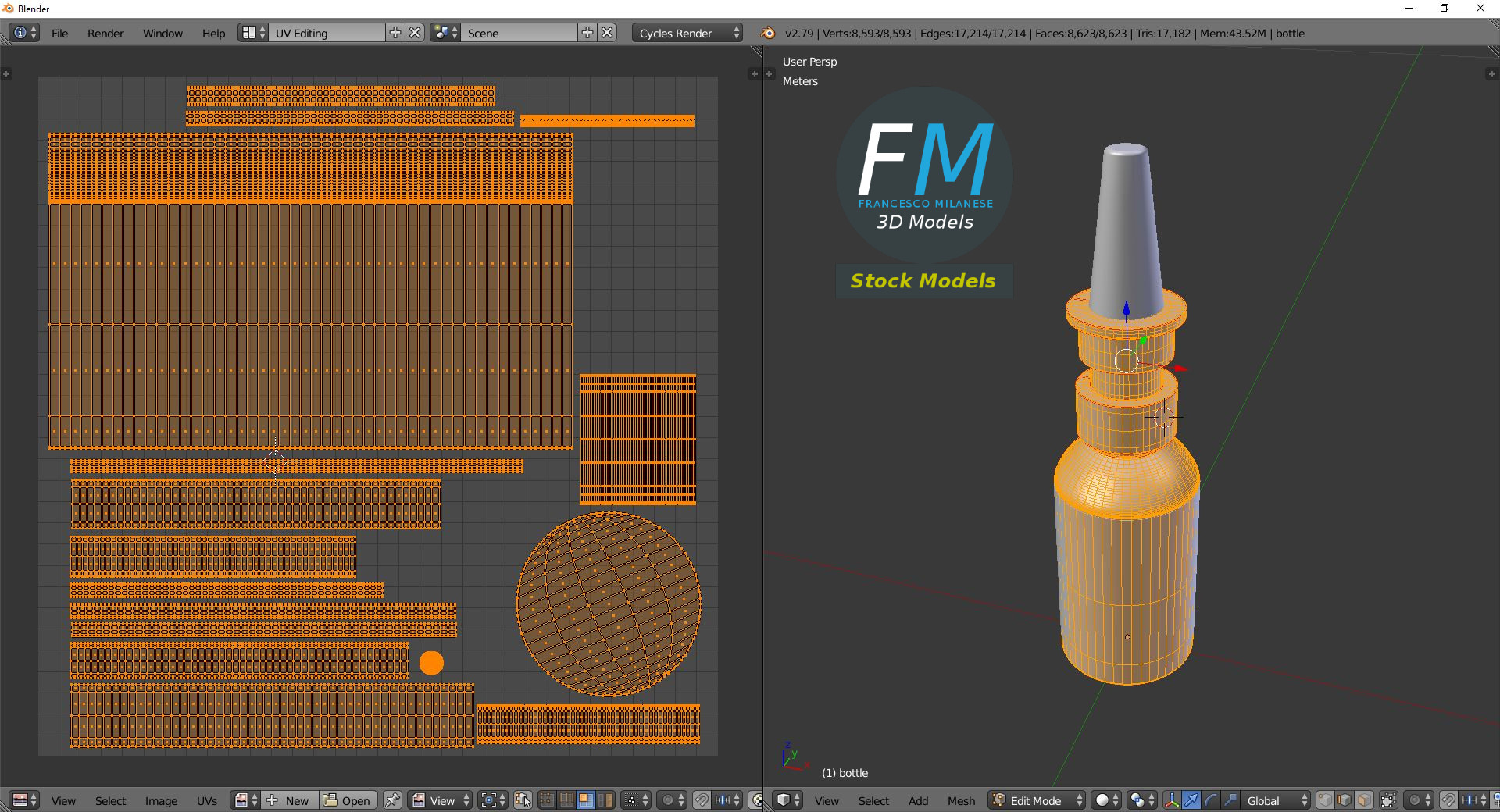 3D-Modell - Pharmazeutische Sprühflasche - 10