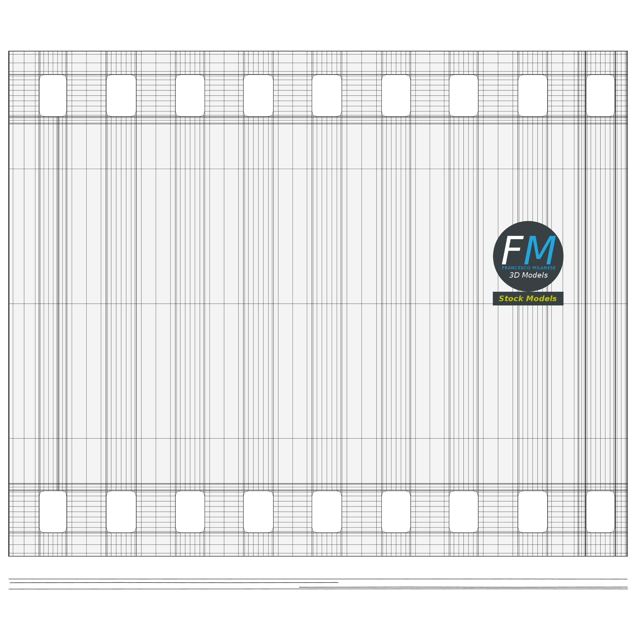 3D-Modell - Fotografischer Filmstreifen - 11 3D-Modell - Fotografischer Filmstreifen - 11