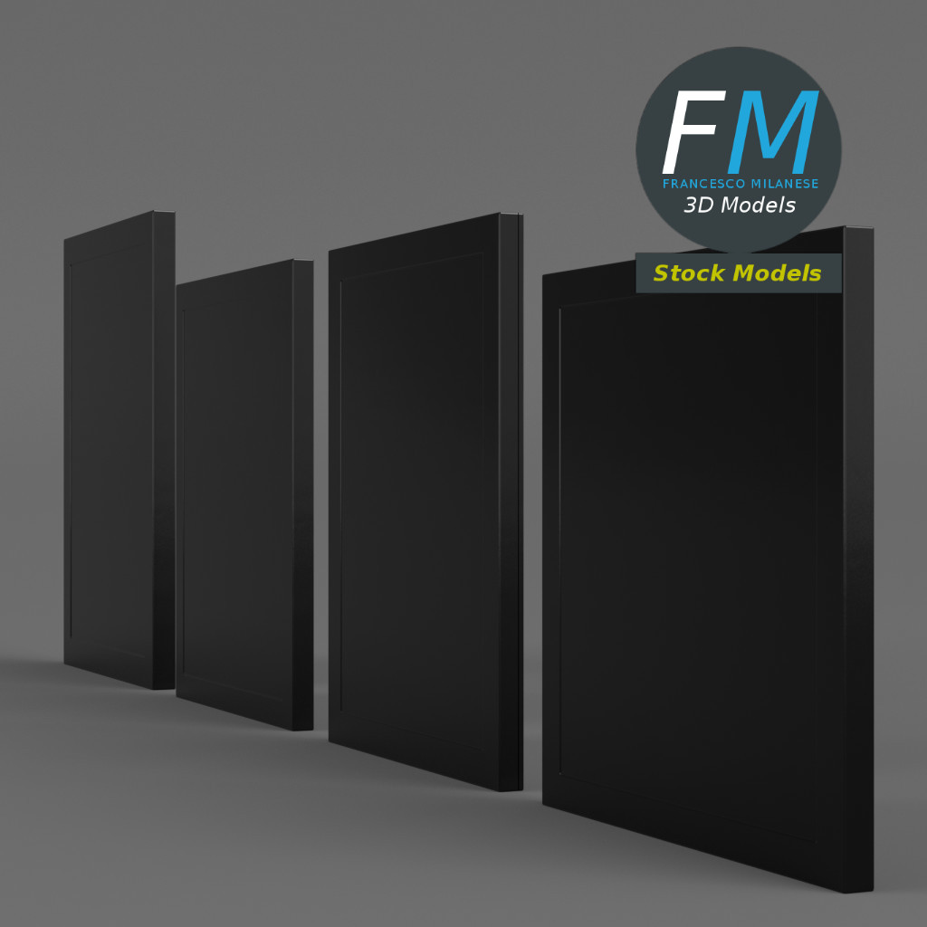 3D-Modell - Fotorahmen-Set - 04