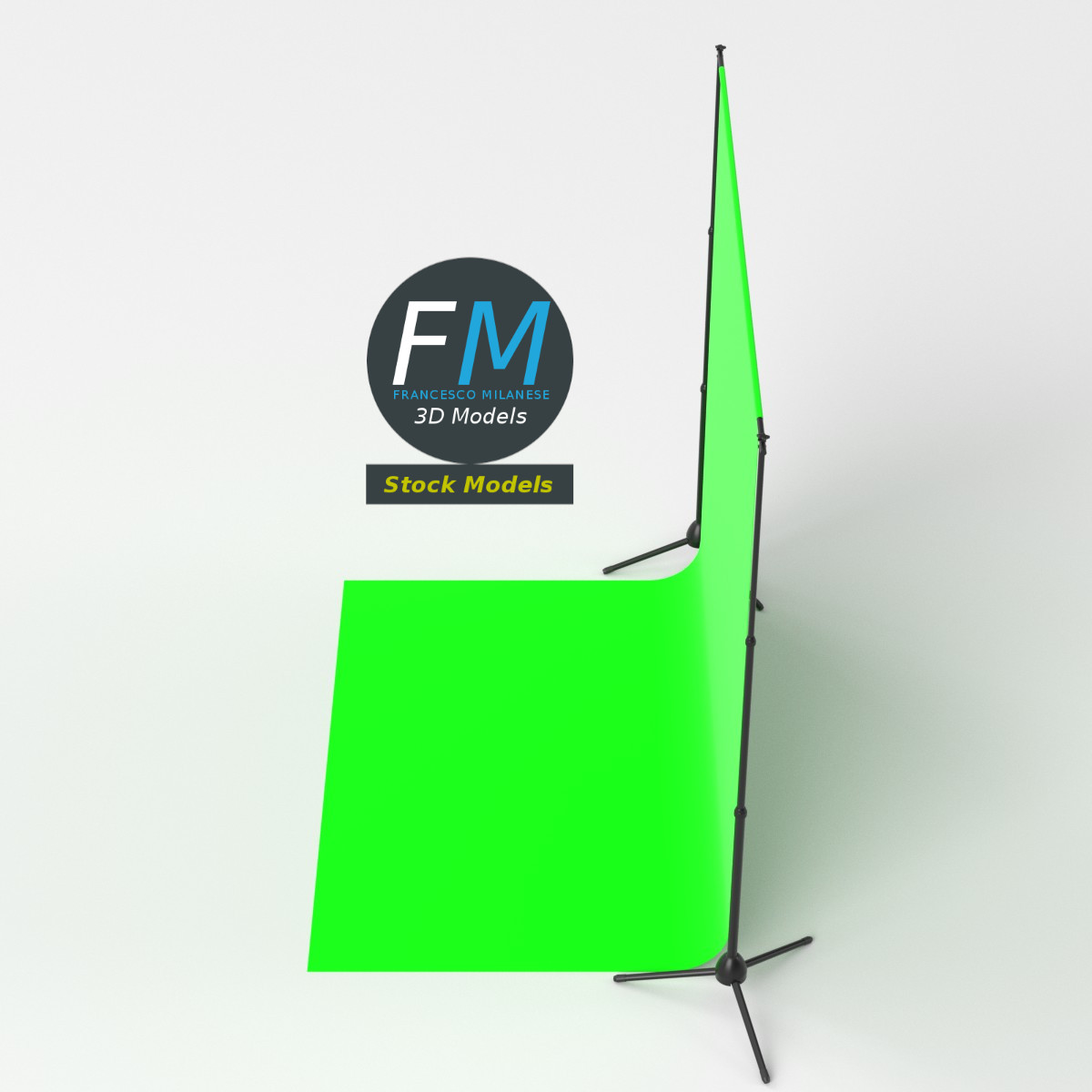 3D-Modell - Fotohintergrund-Stativ - 05