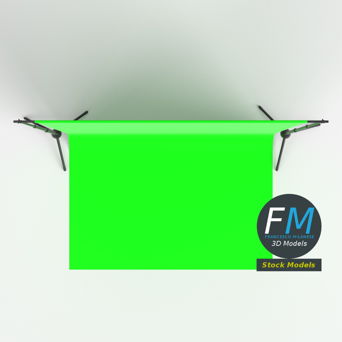 3D-Modell - Fotohintergrund-Stativ - 06