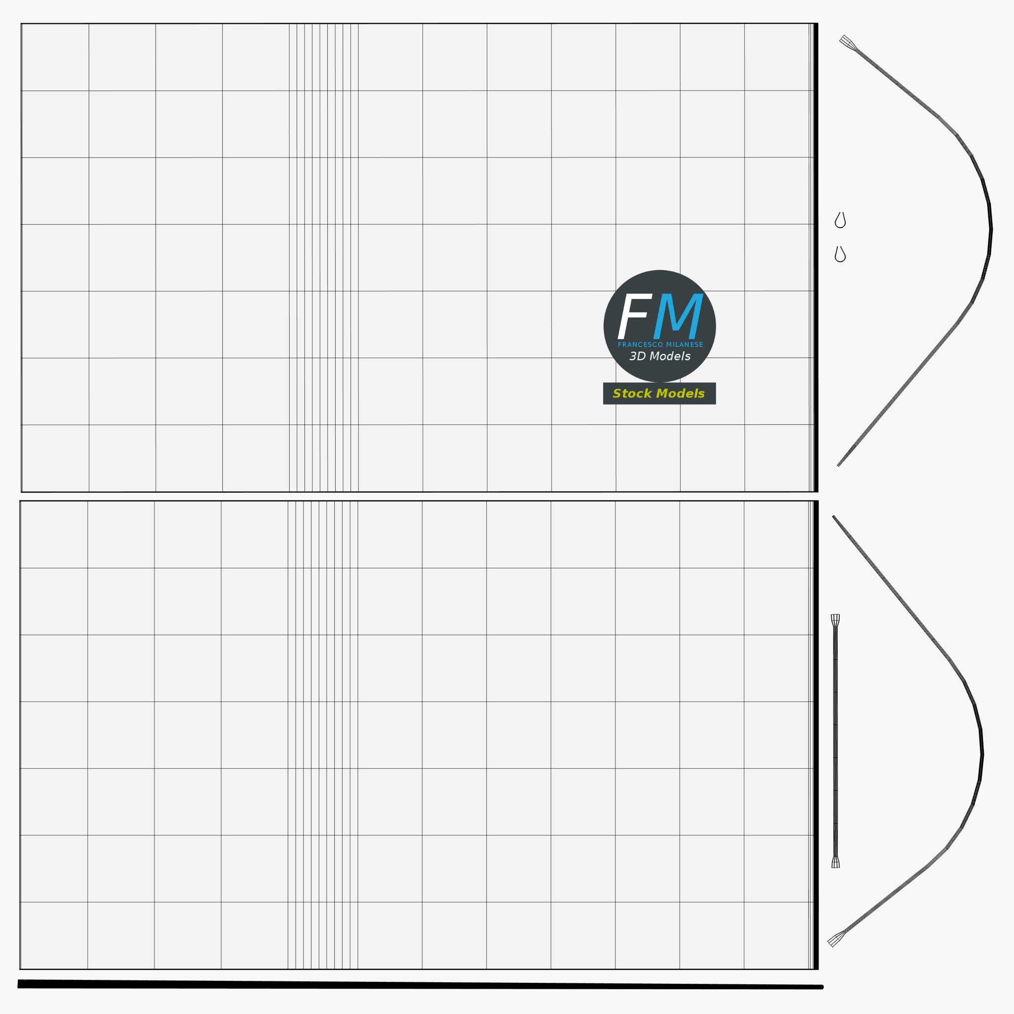 3D-Modell - Fotohintergrund-Stativ - 11