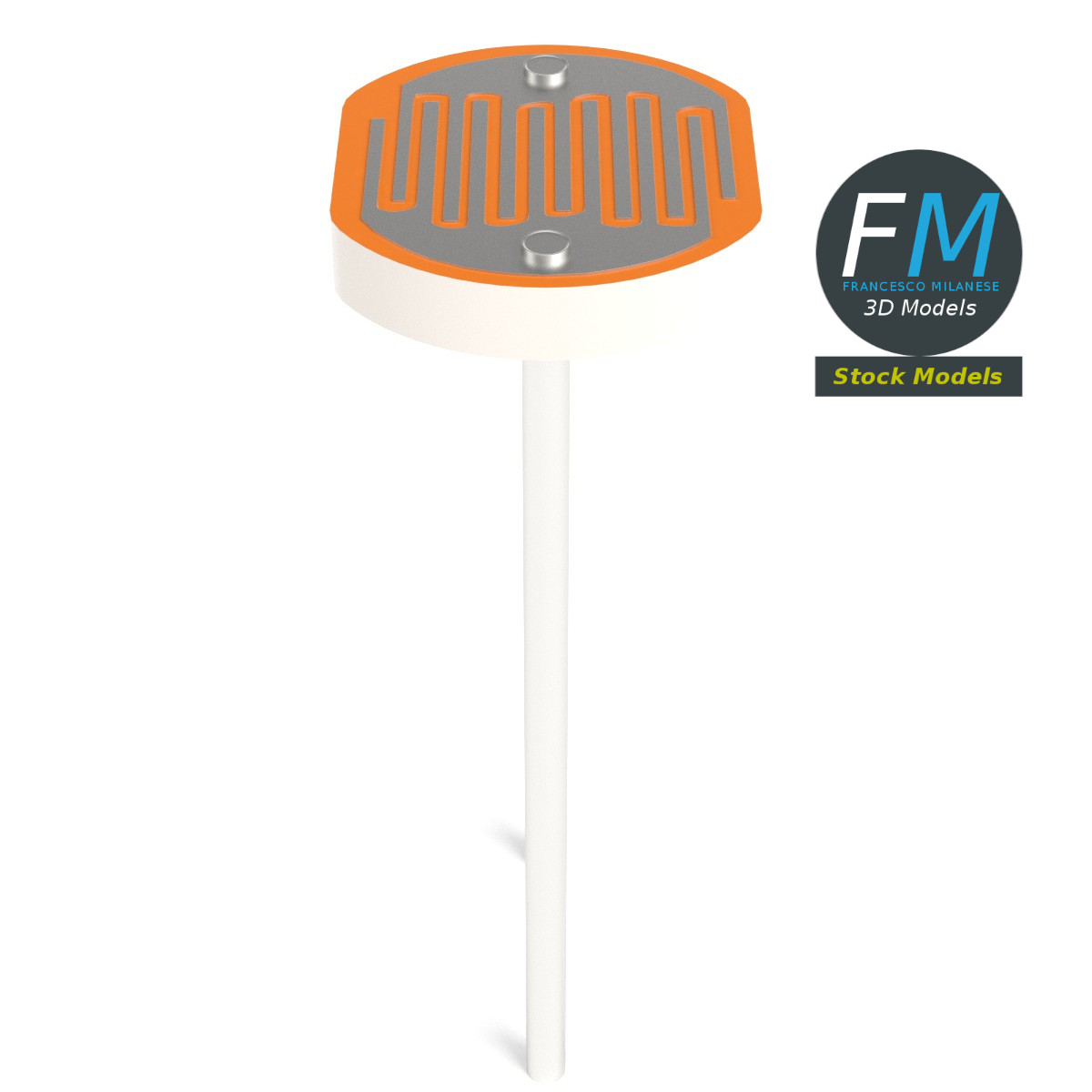 3D-Modell - Fotowiderstand - 04