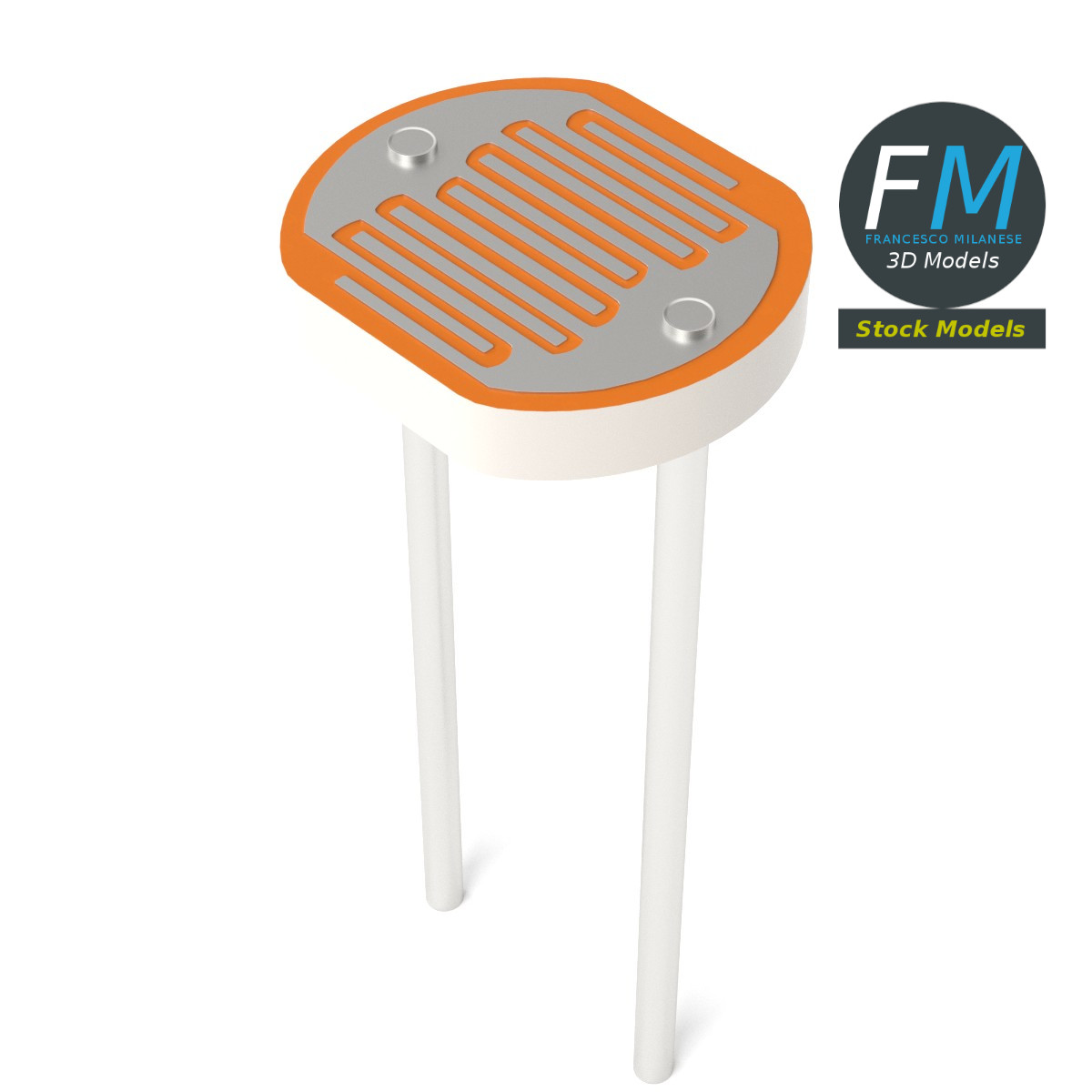 3D-Modell - Fotowiderstand - 05