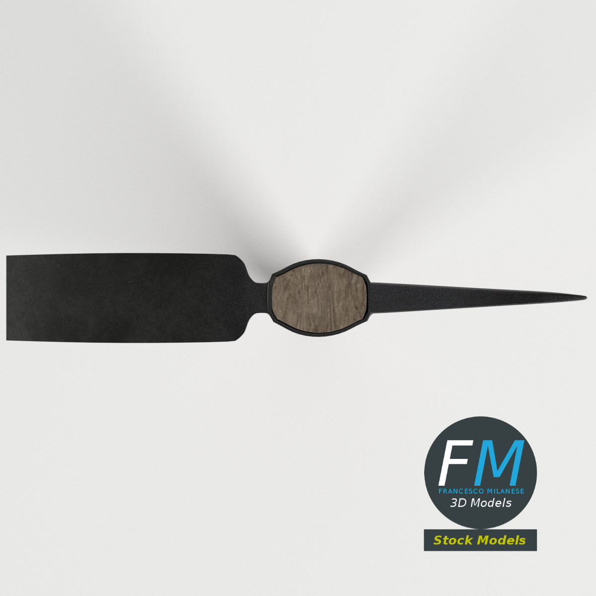 3D-Modell - Kreuzhacke mit Breitem Blatt - 06