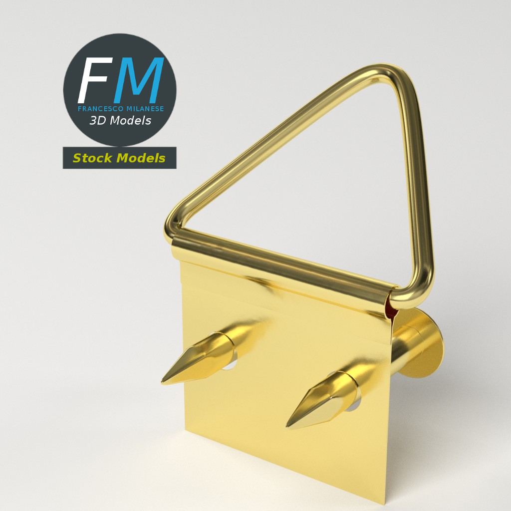 3D-Modell - Bilderrahmen-Aufhänger-Set - 05