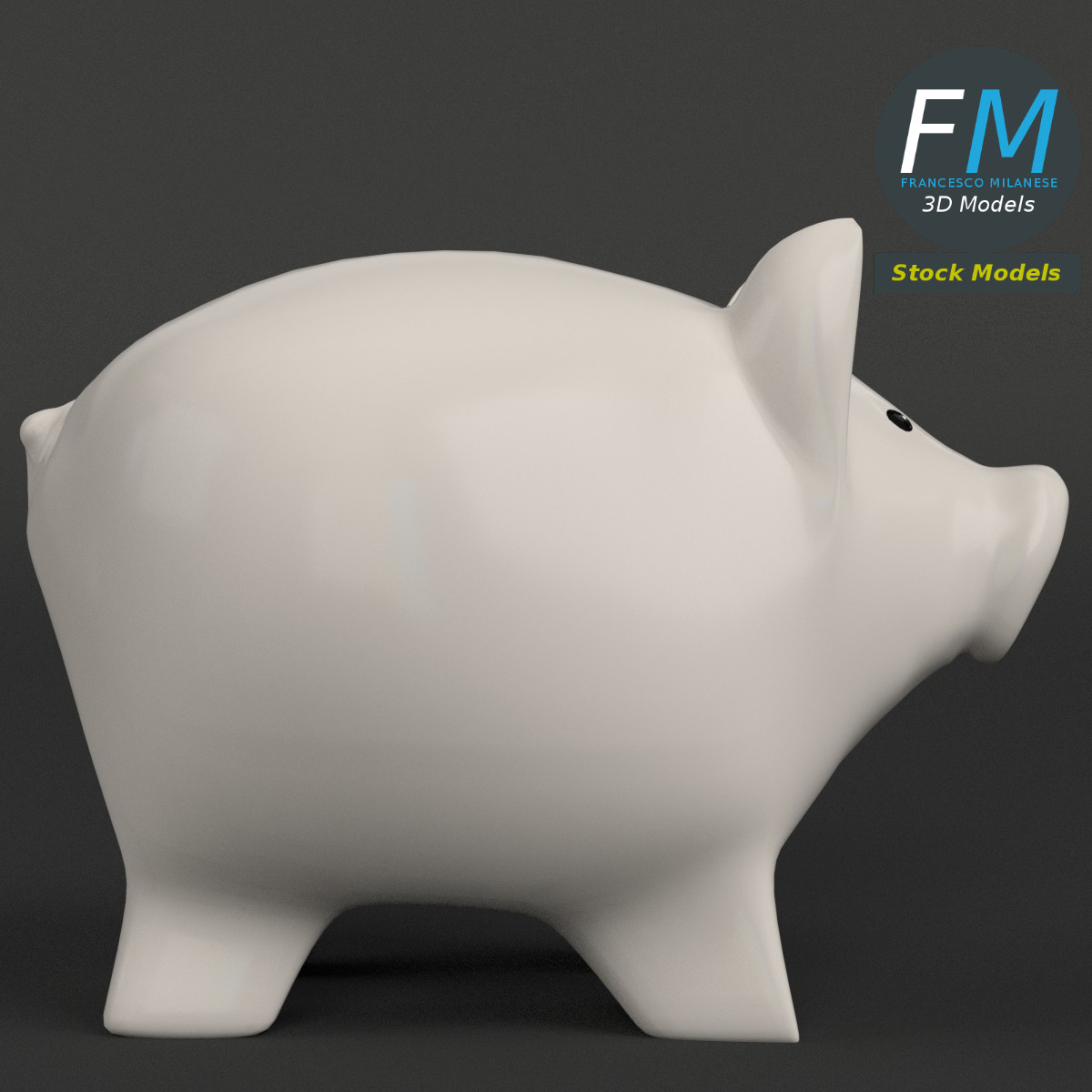 3D-Modell - Sparschwein - 04