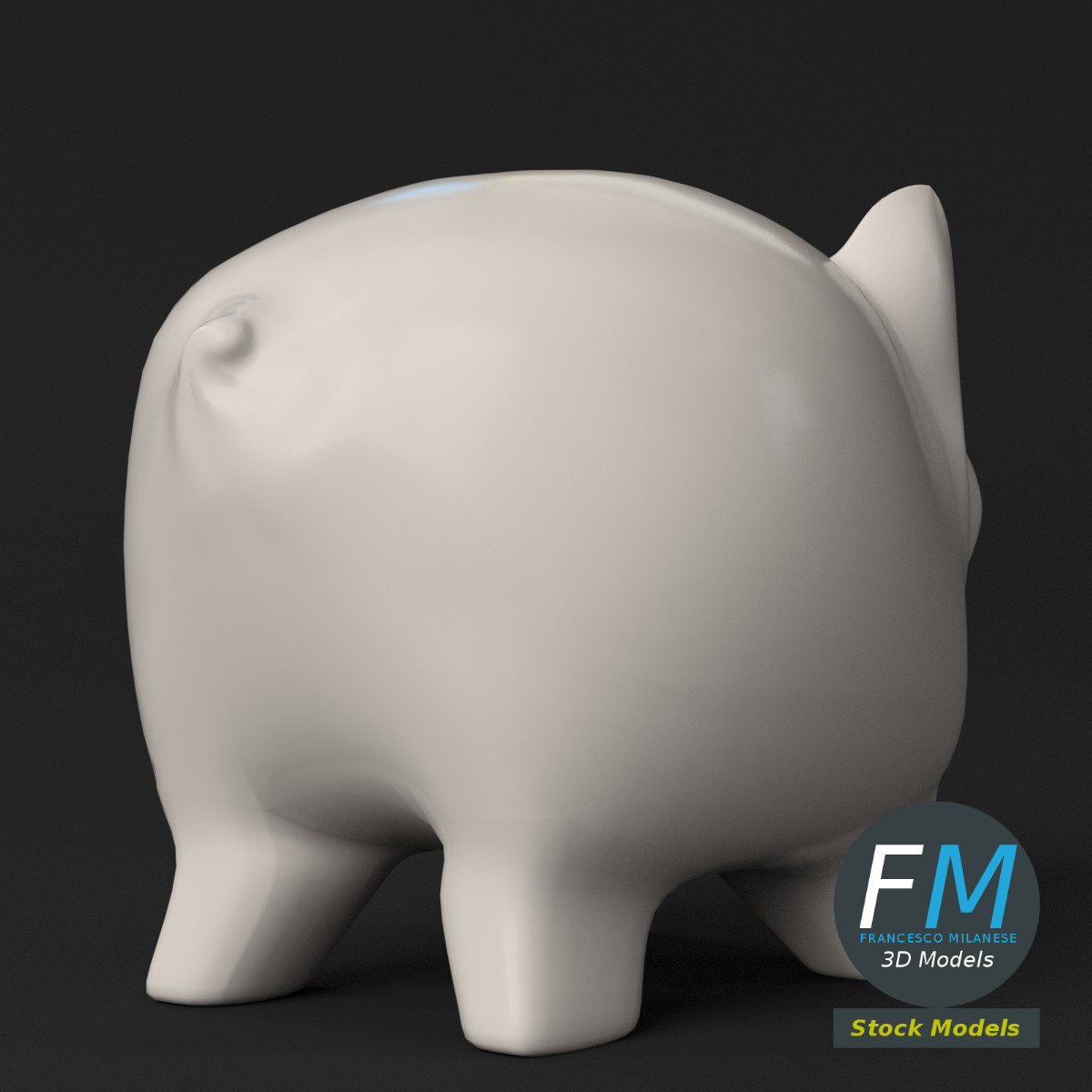 3D-Modell - Sparschwein - 05