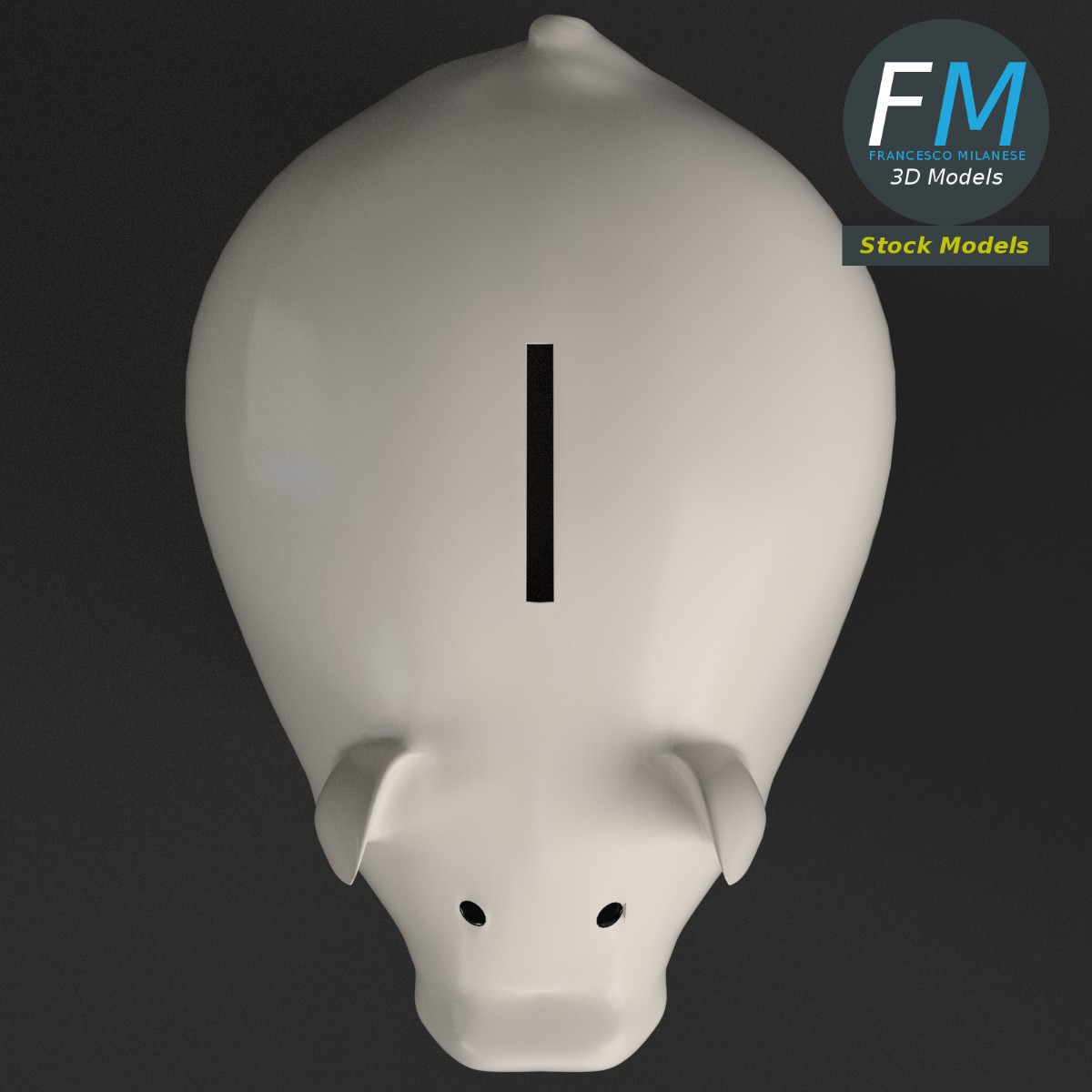 3D-Modell - Sparschwein - 06