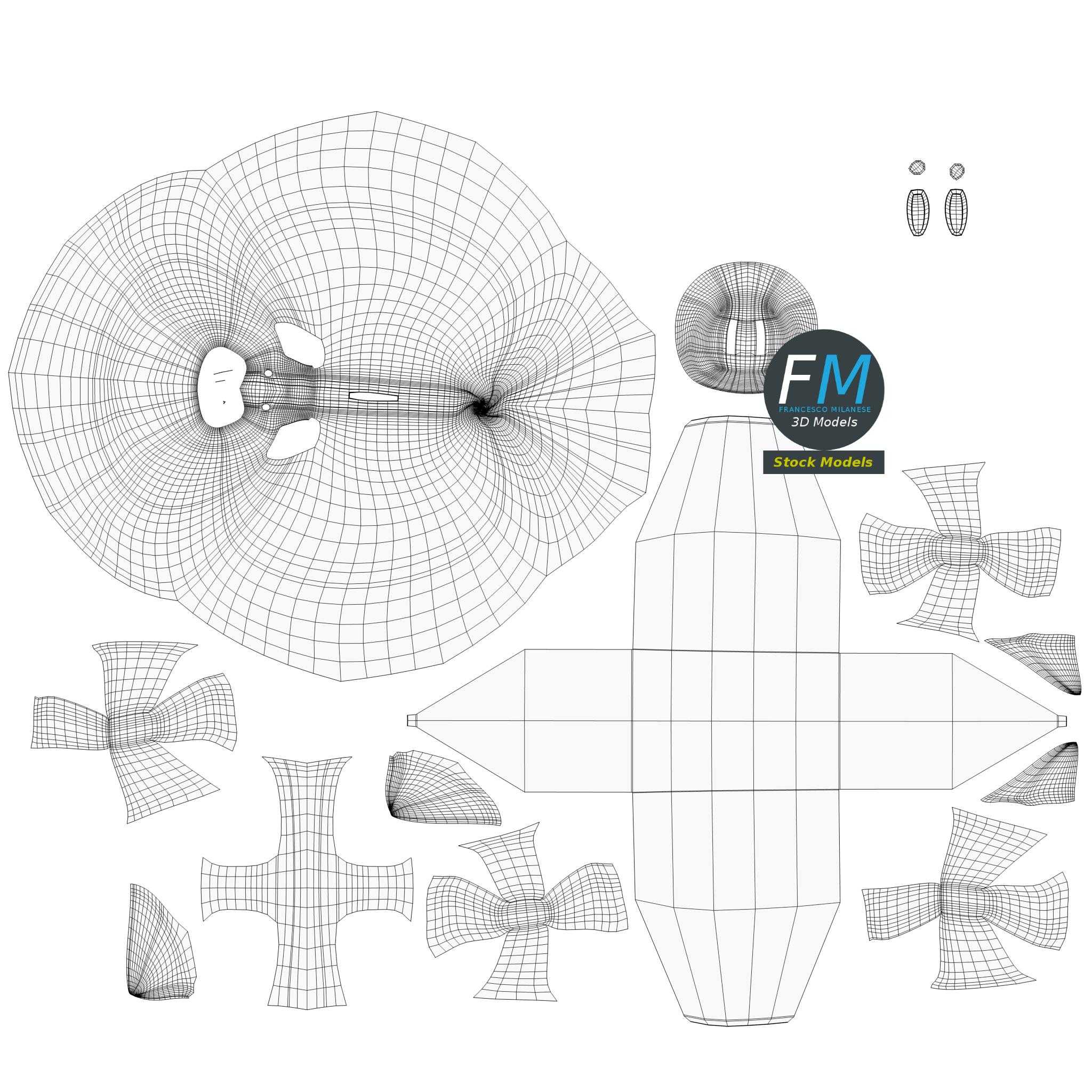 3D-Modell - Sparschwein - 11 3D-Modell - Sparschwein - 11