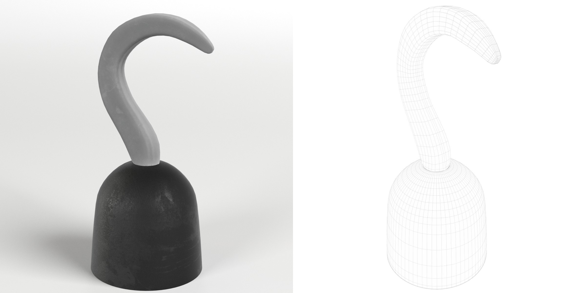 3D-Modell - Piratenhaken Spielzeug
