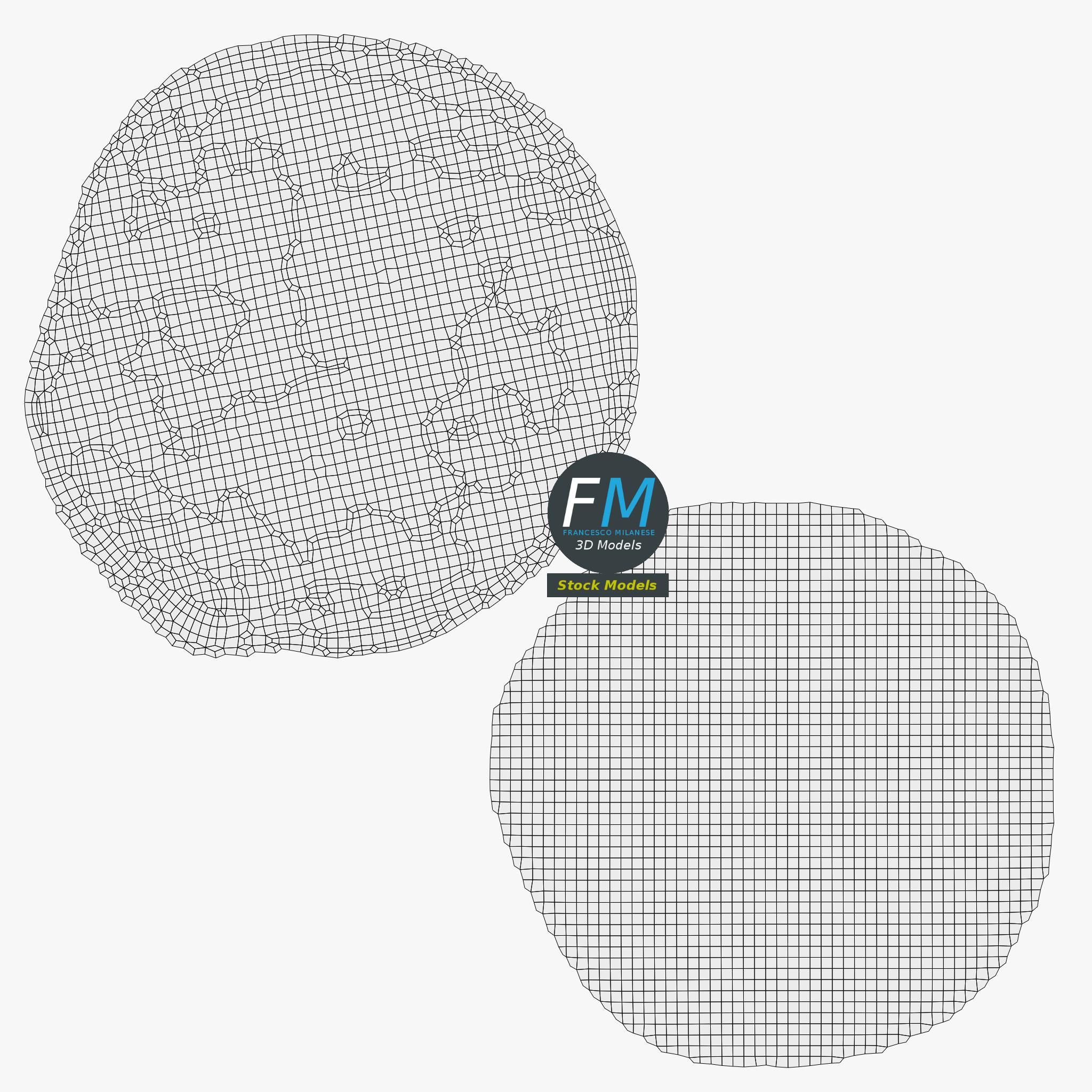 3D-Modell - Käsepizza - 11 3D-Modell - Käsepizza - 11