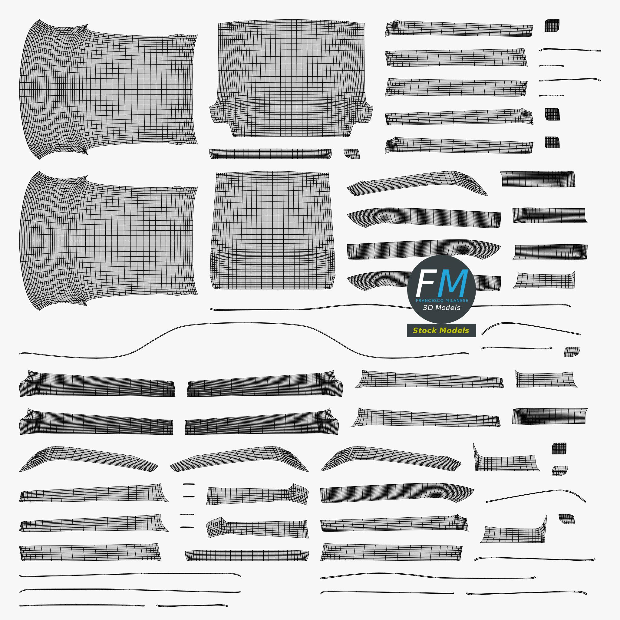 3D-Modell - Kunststoffstuhl - 11 3D-Modell - Kunststoffstuhl - 11