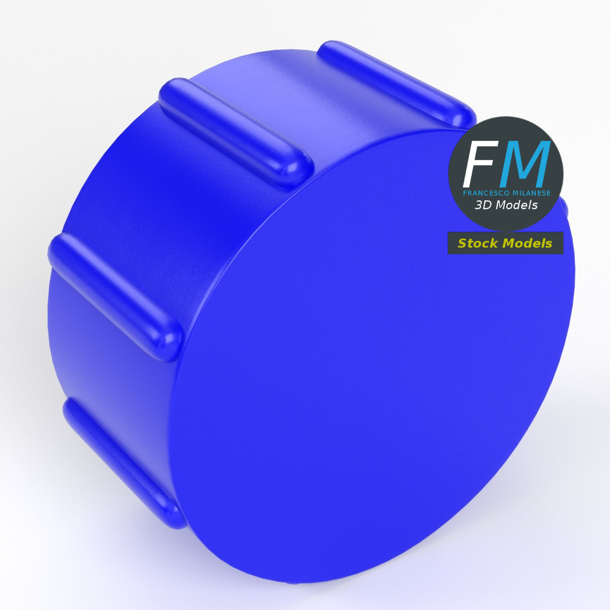 3D-Modell - Kunststoffkappe für Schlauch - 02