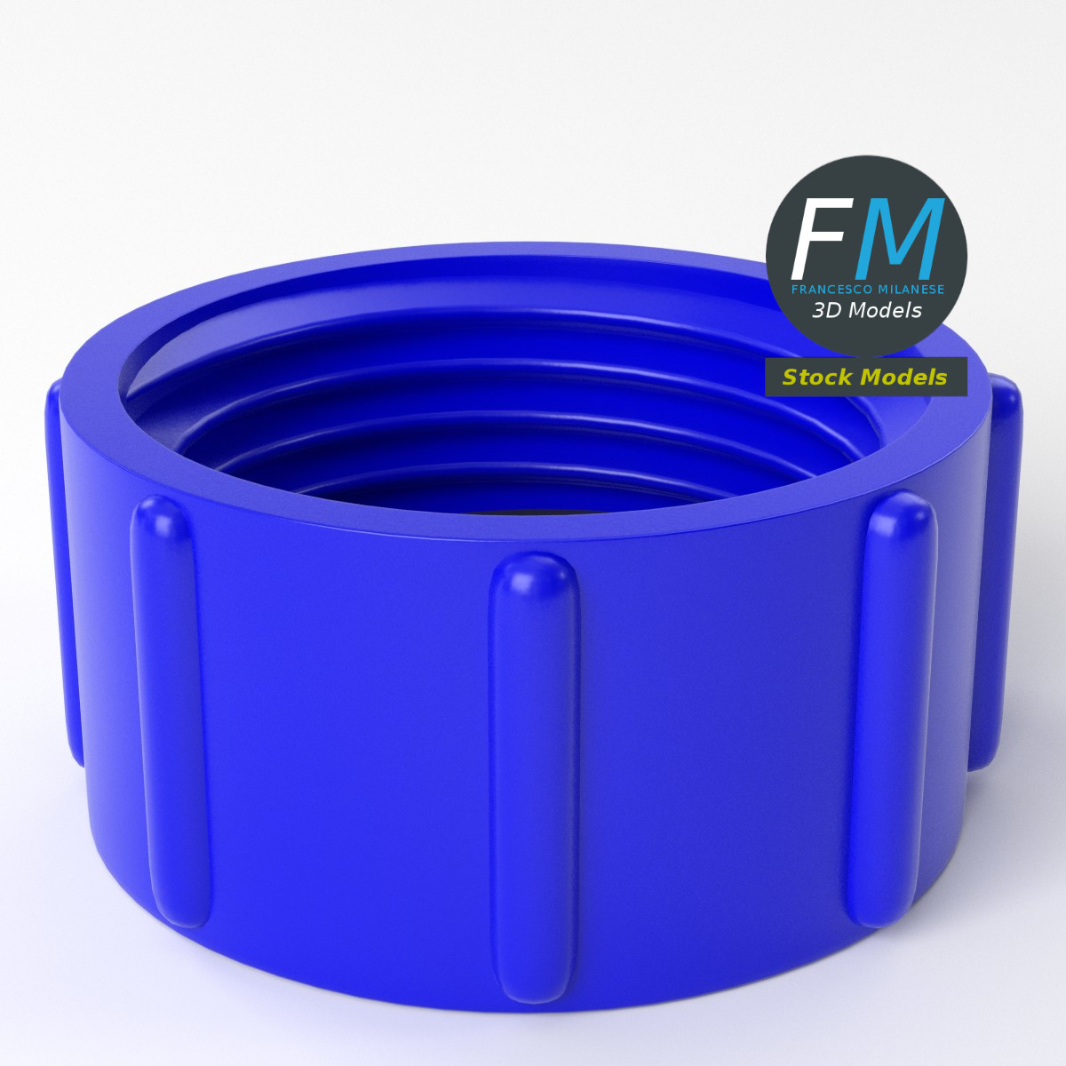 3D-Modell - Kunststoffkappe für Schlauch - 05