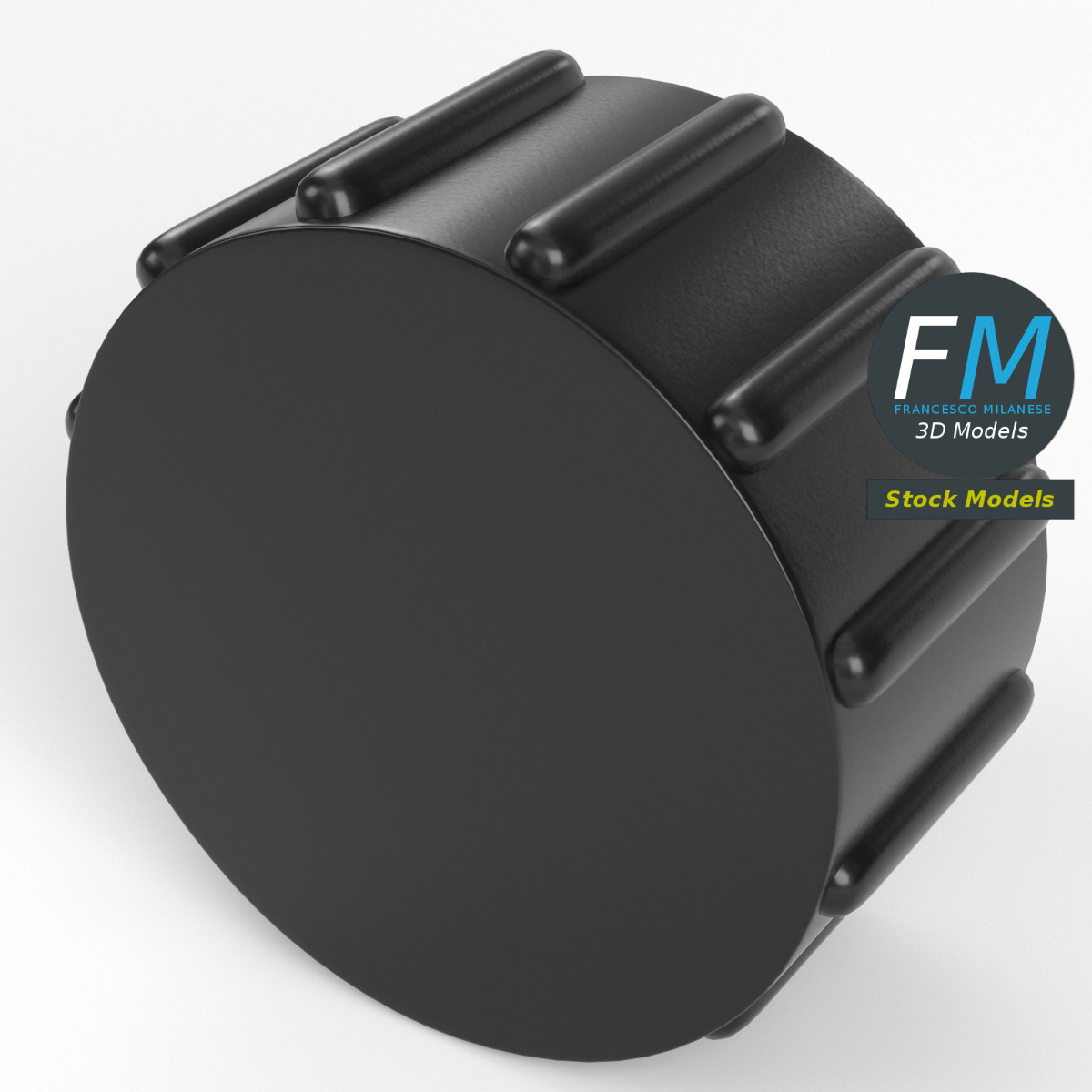 3D-Modell - Kunststoffkappe für Schlauch - 02