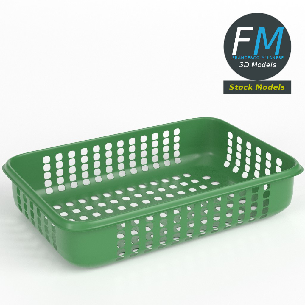 3D-Modell - Kunststoffkorb - 01